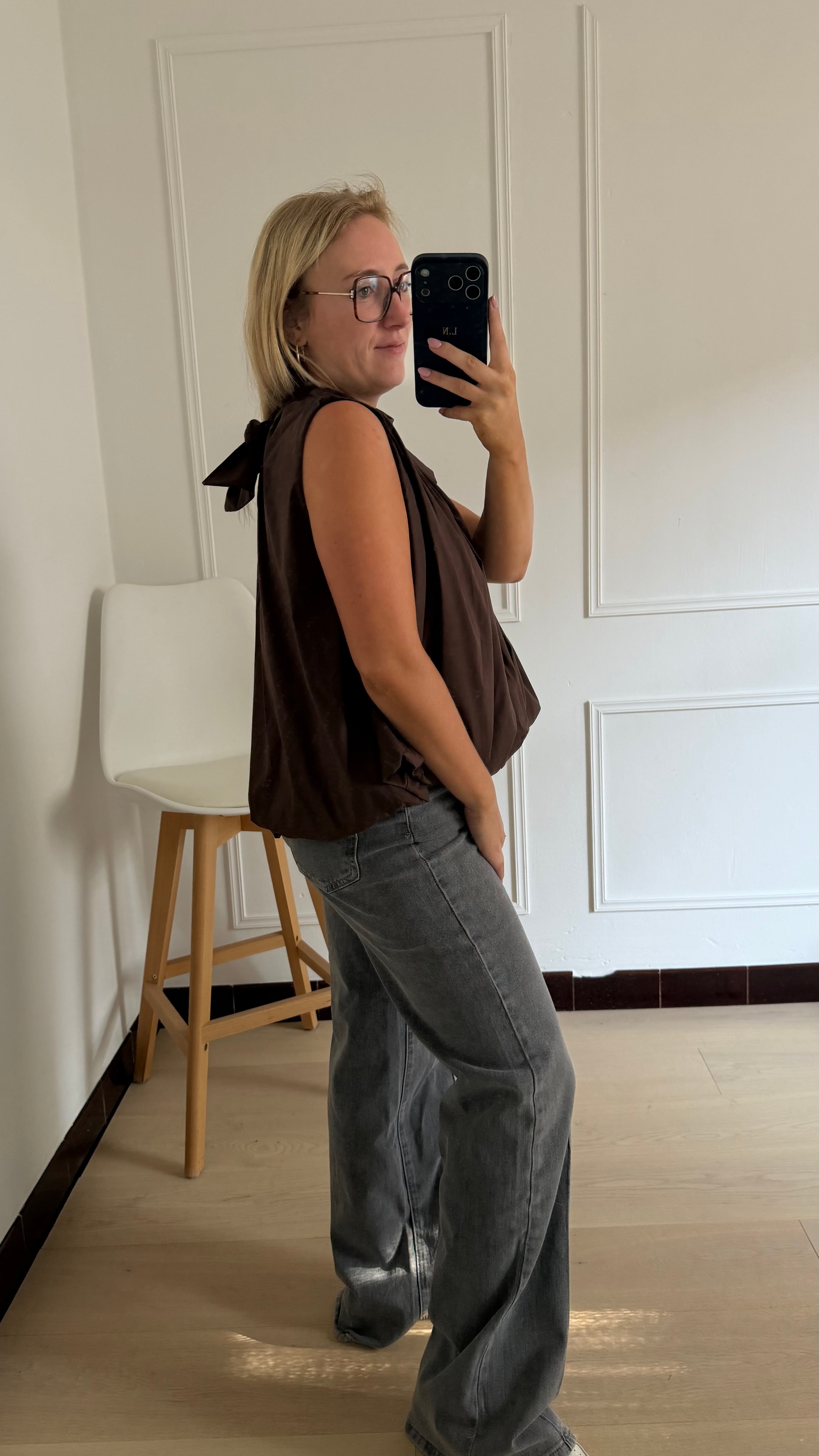 Mila Top Brown