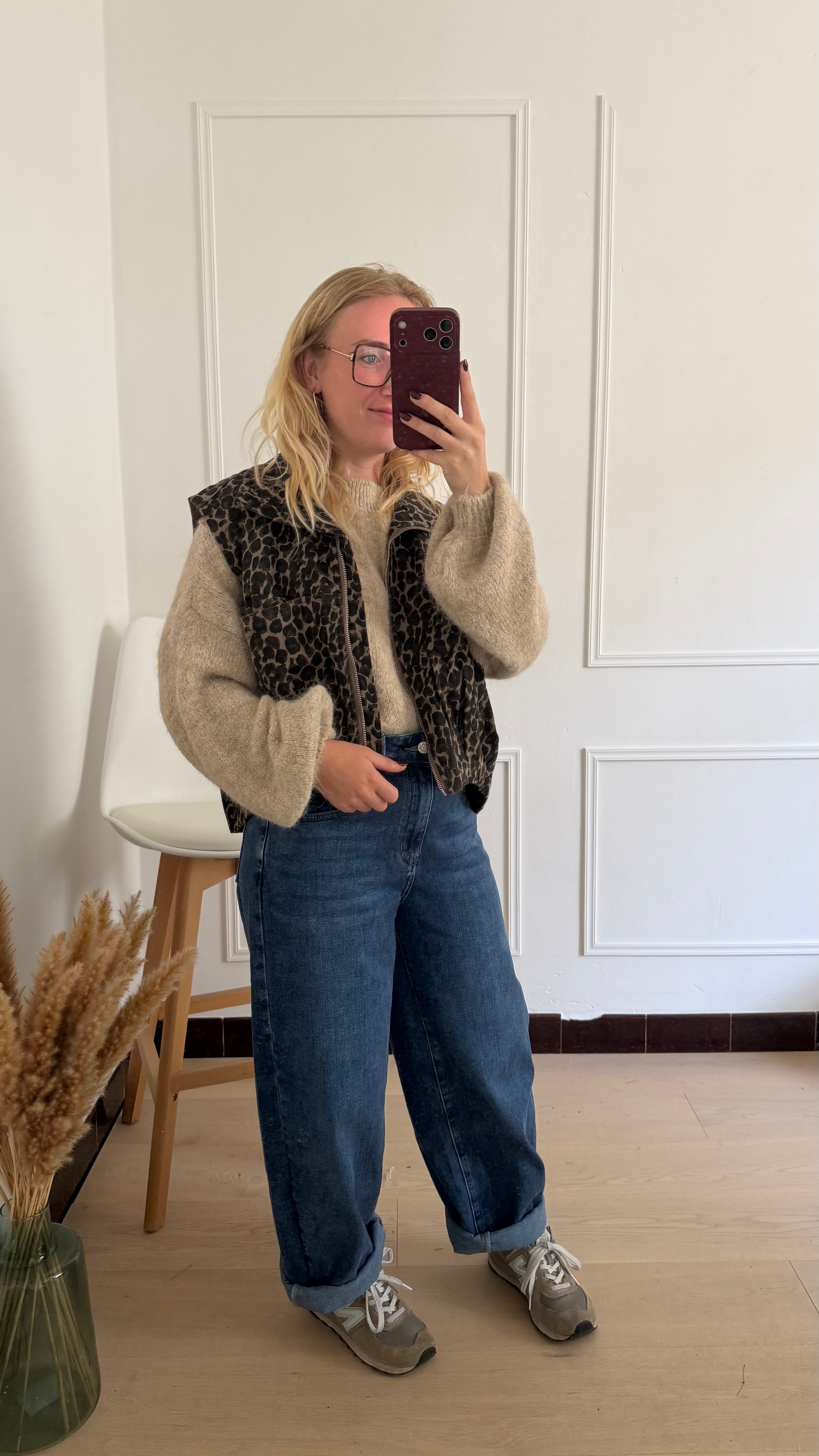 Leopard Gilet