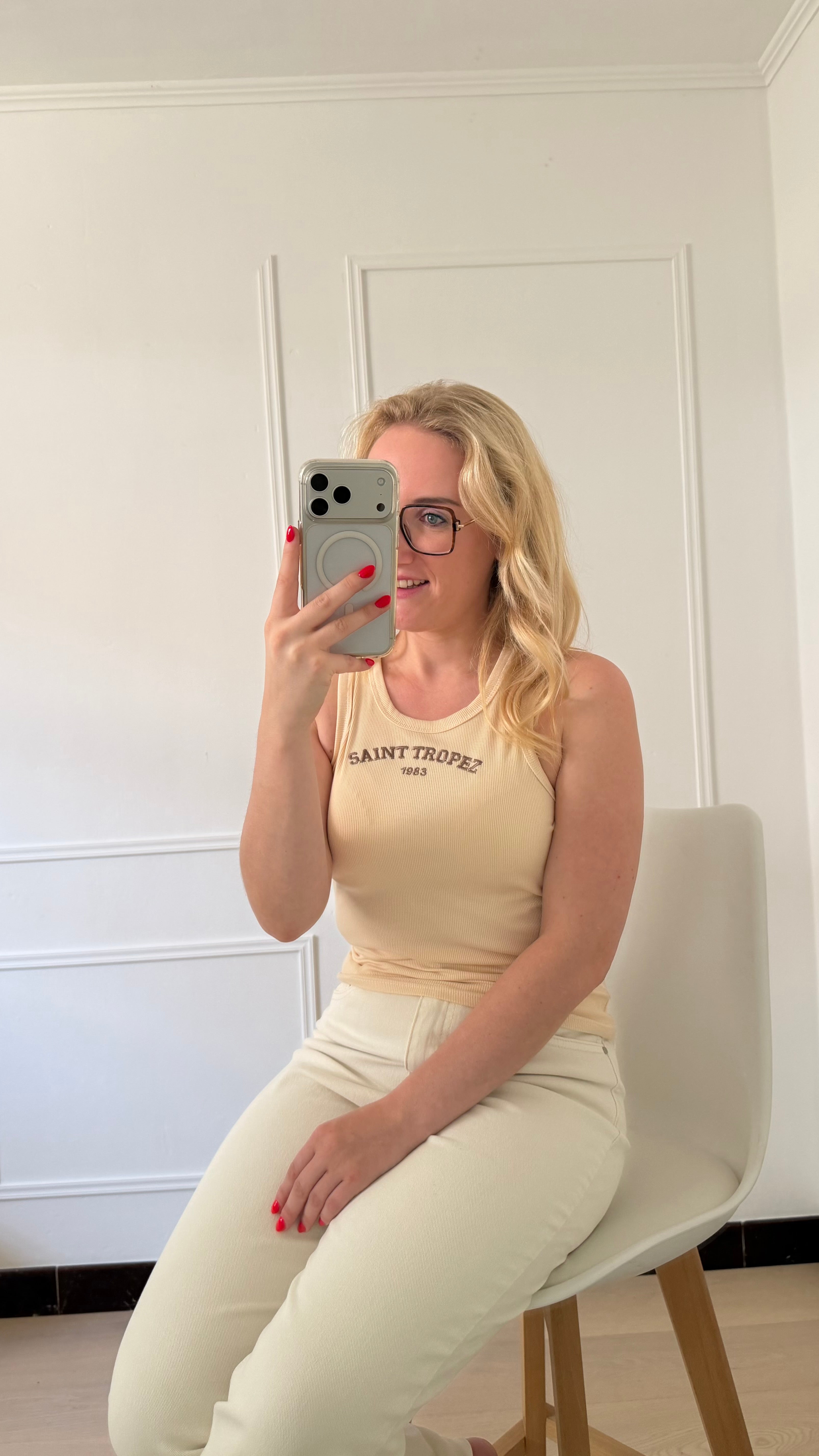 Saint-Tropez Top Beige