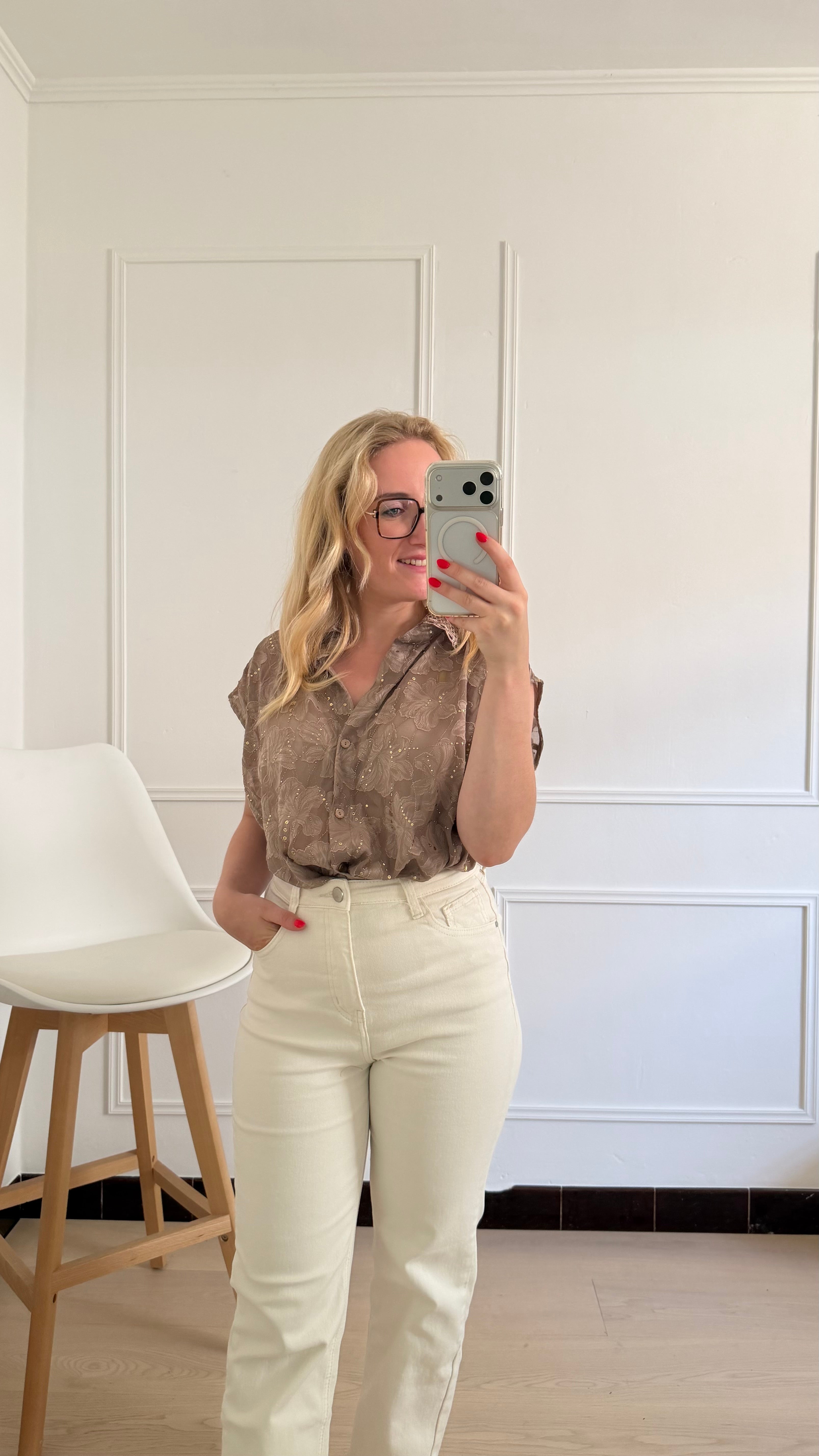 Ardella Top Taupe