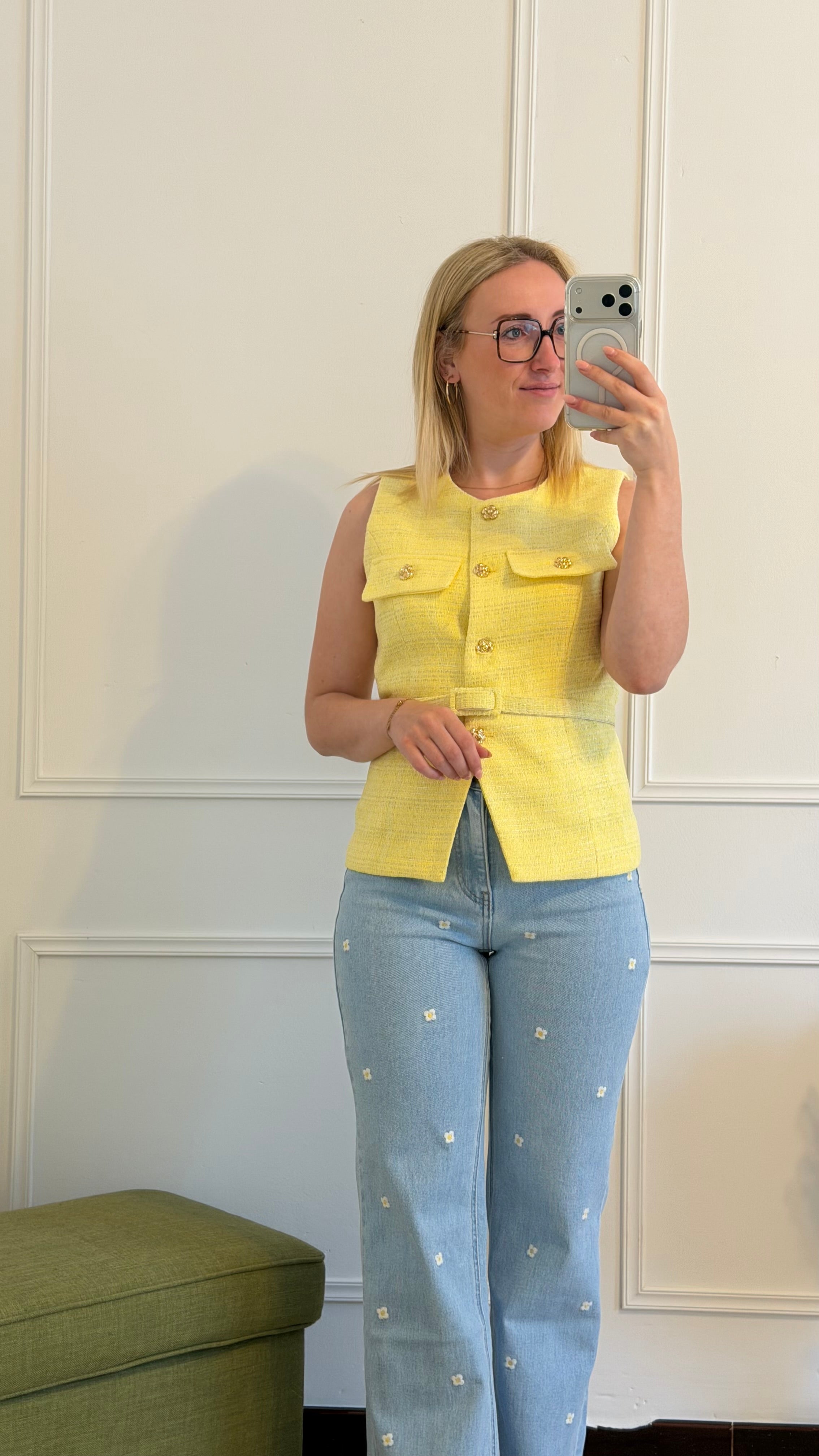 Olivia Gilet Yellow