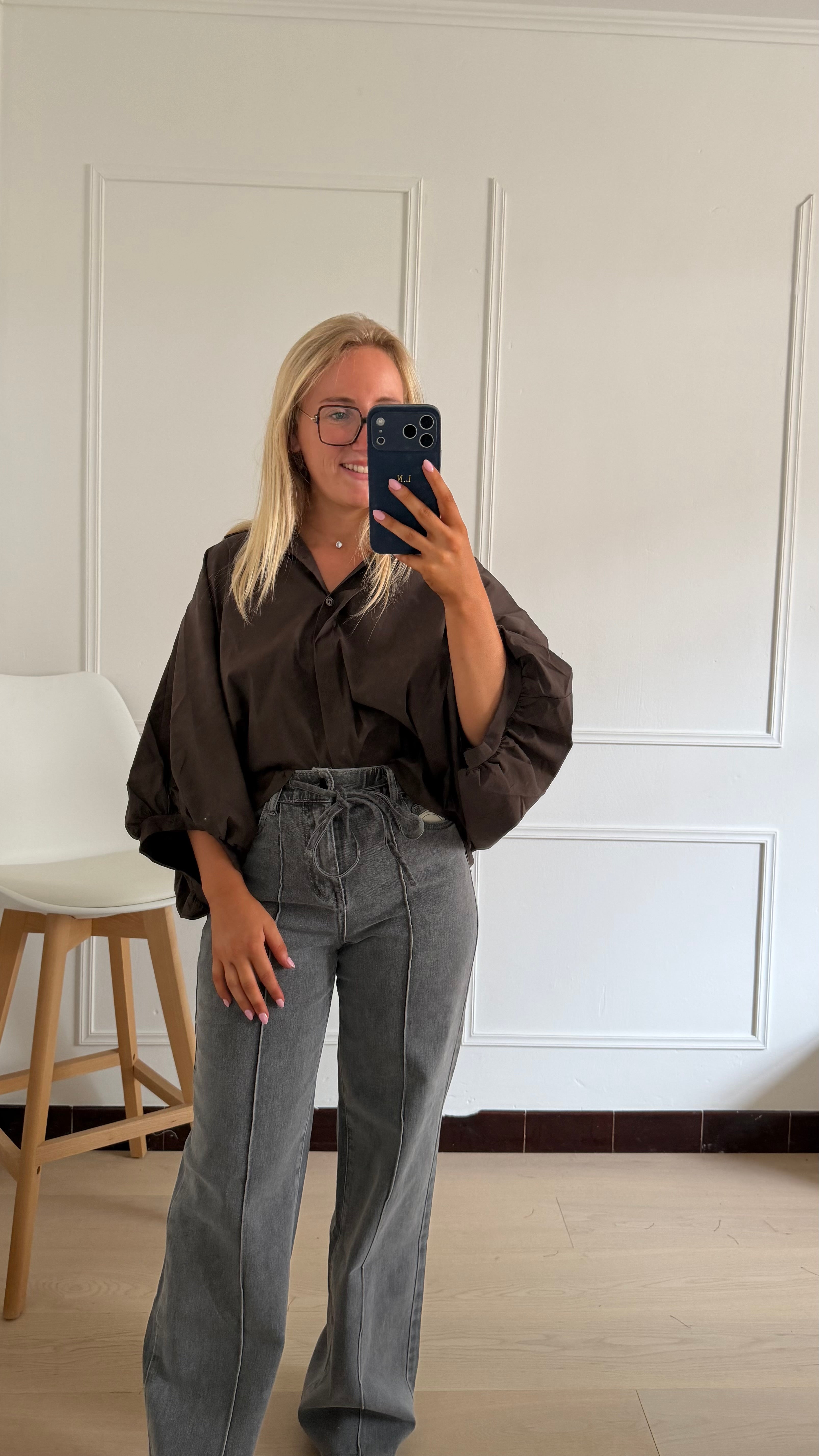 Céleste Brown Blouse