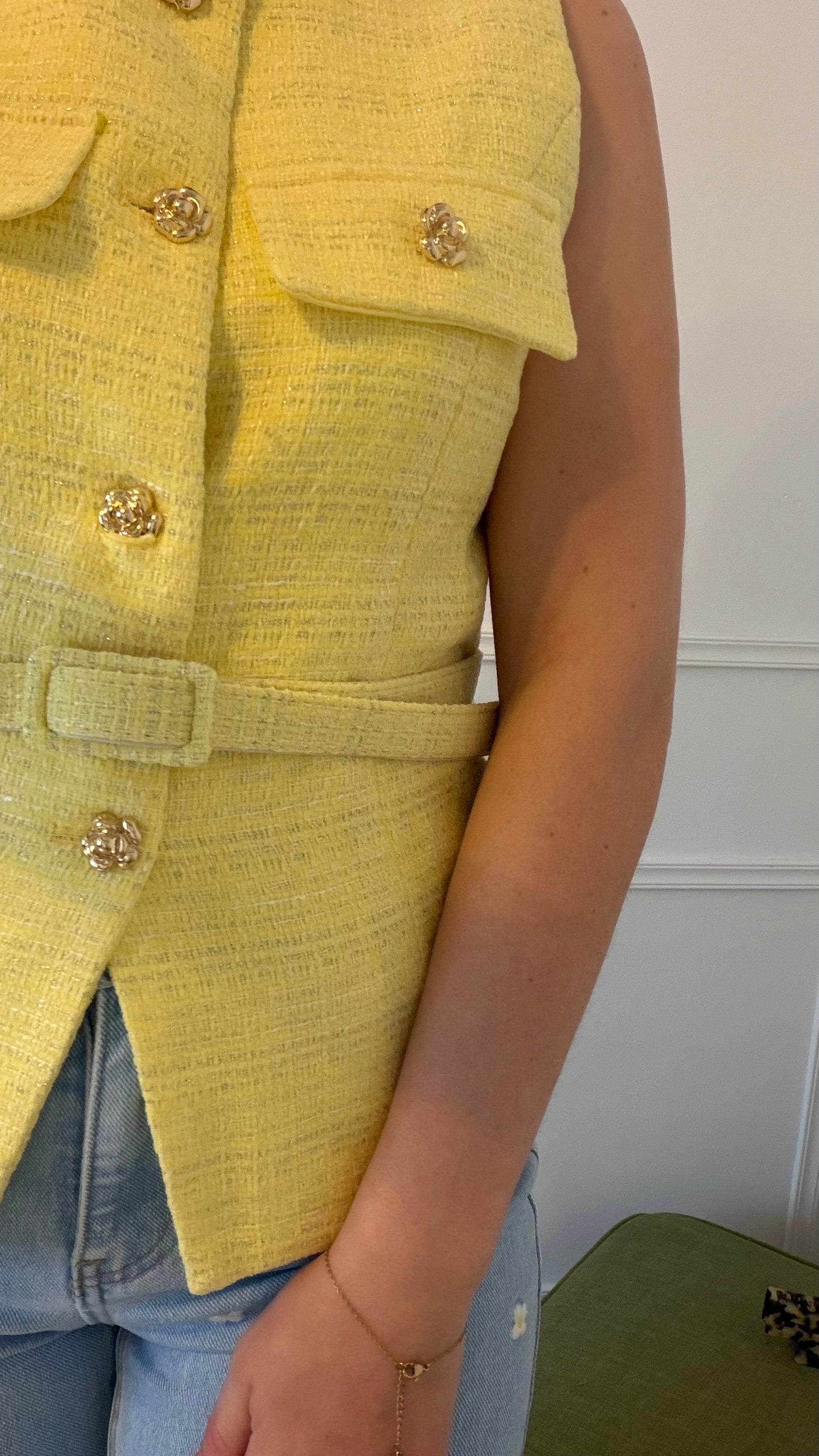 Olivia Gilet Yellow