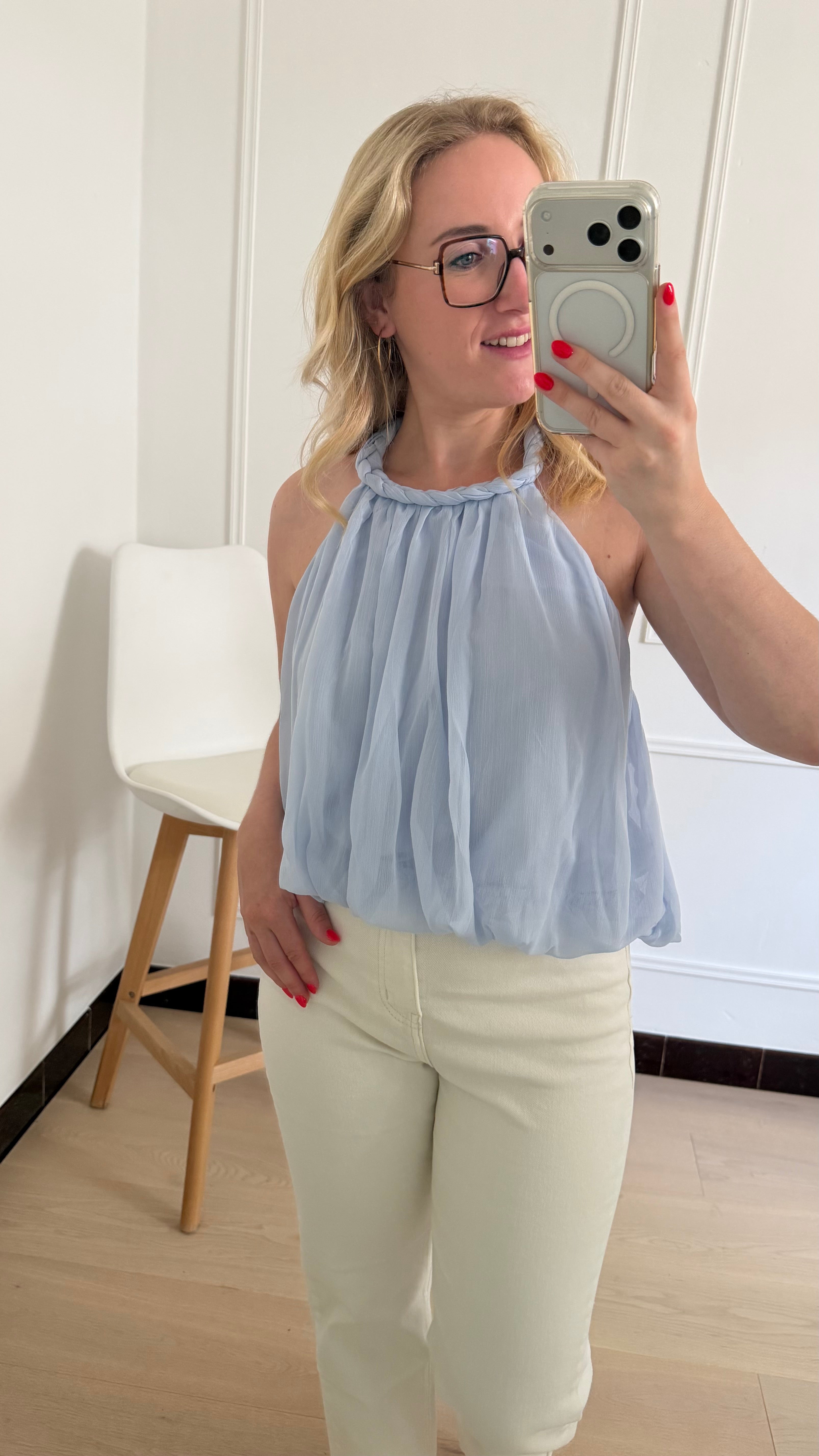 Isabella Top Blue
