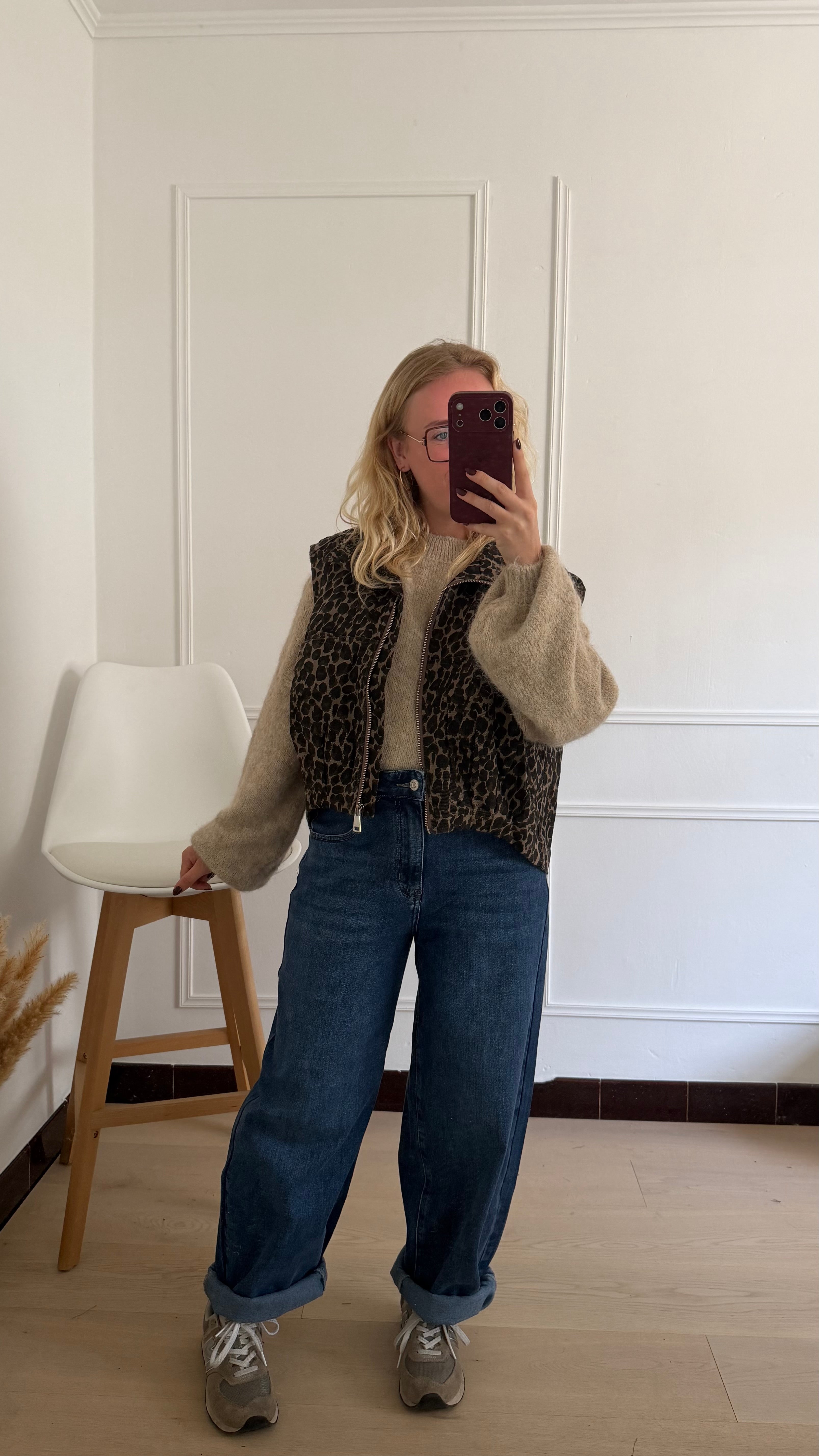 Leopard Gilet