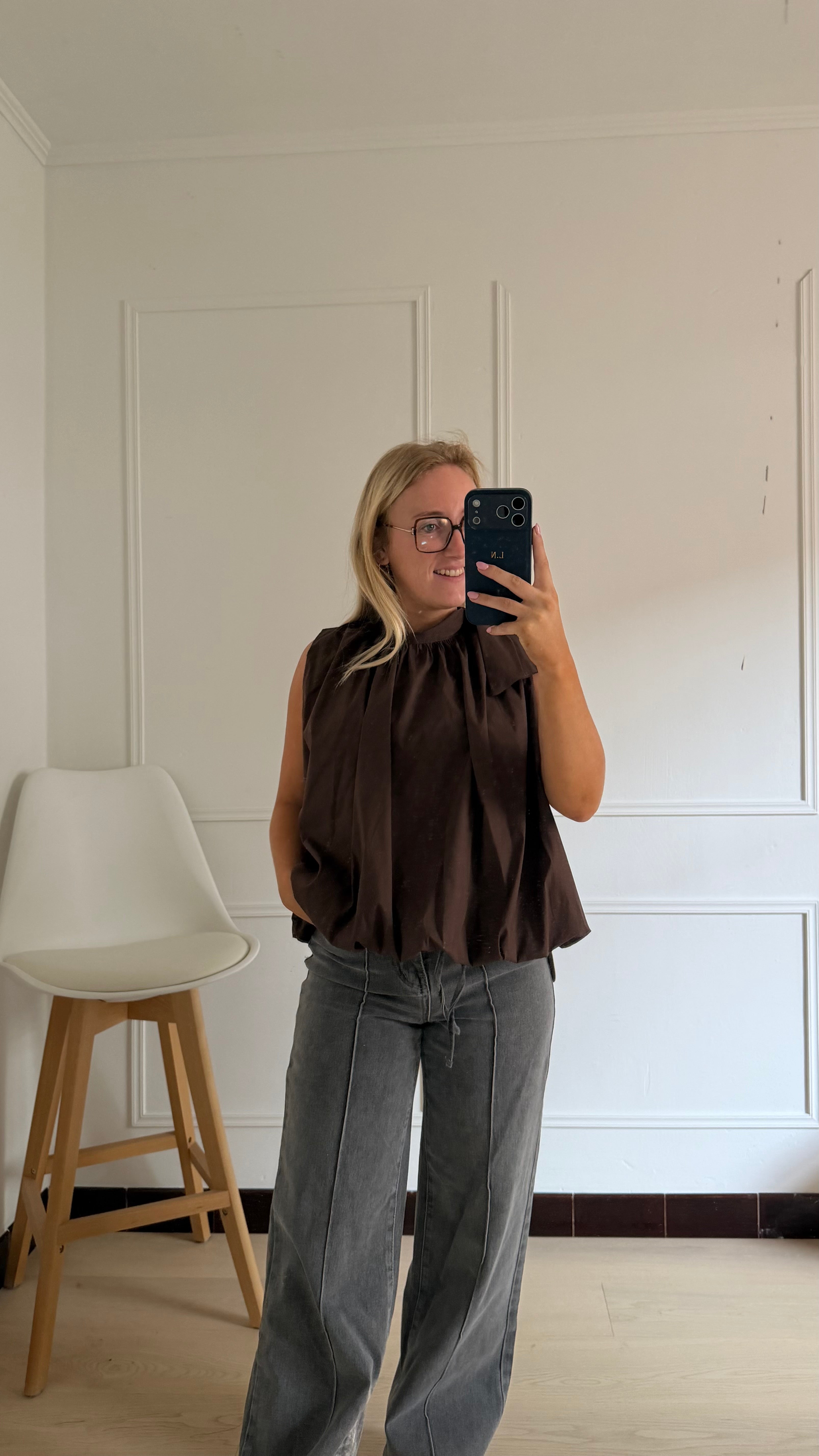 Mila Top Brown