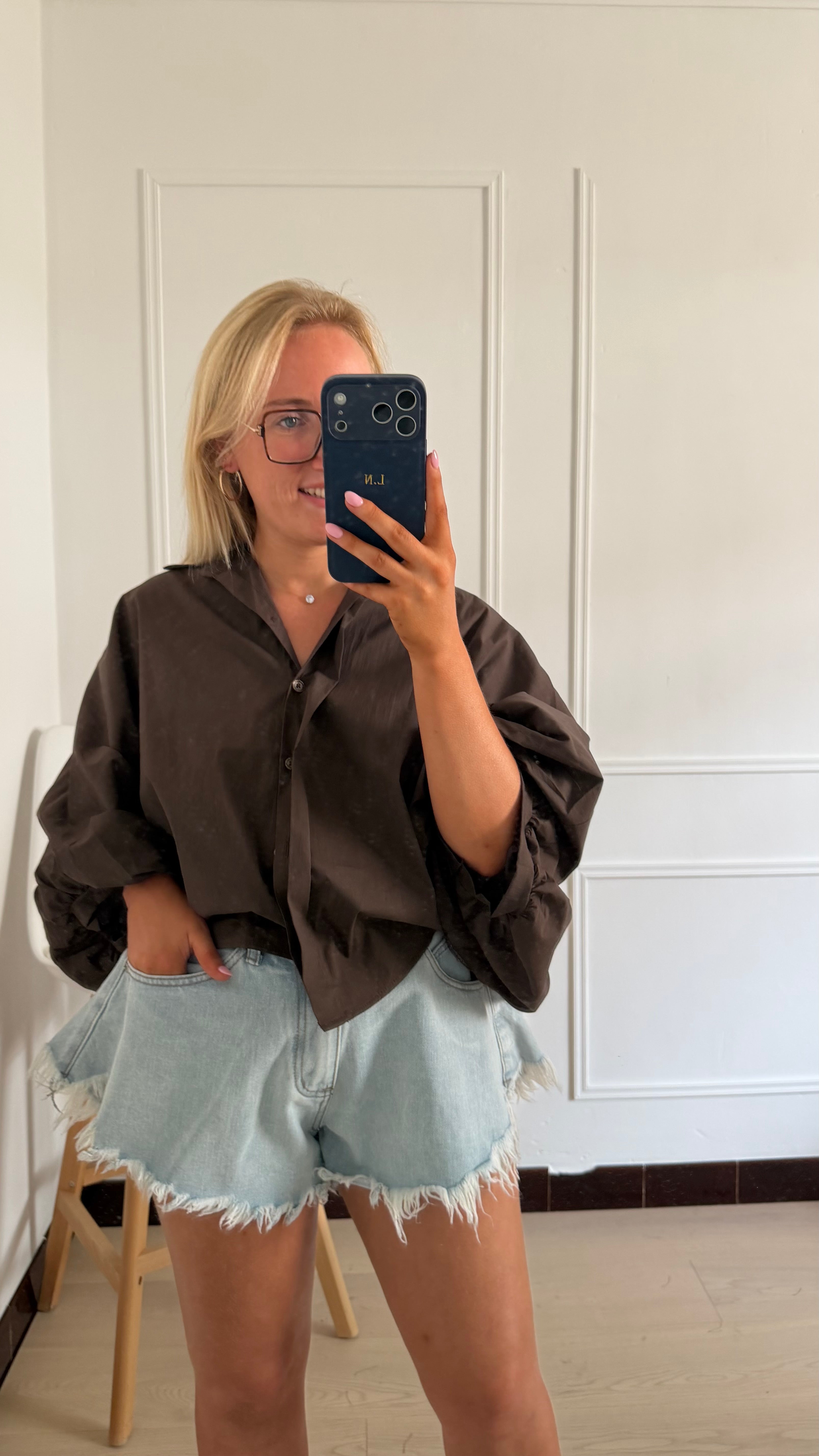 Céleste Brown Blouse