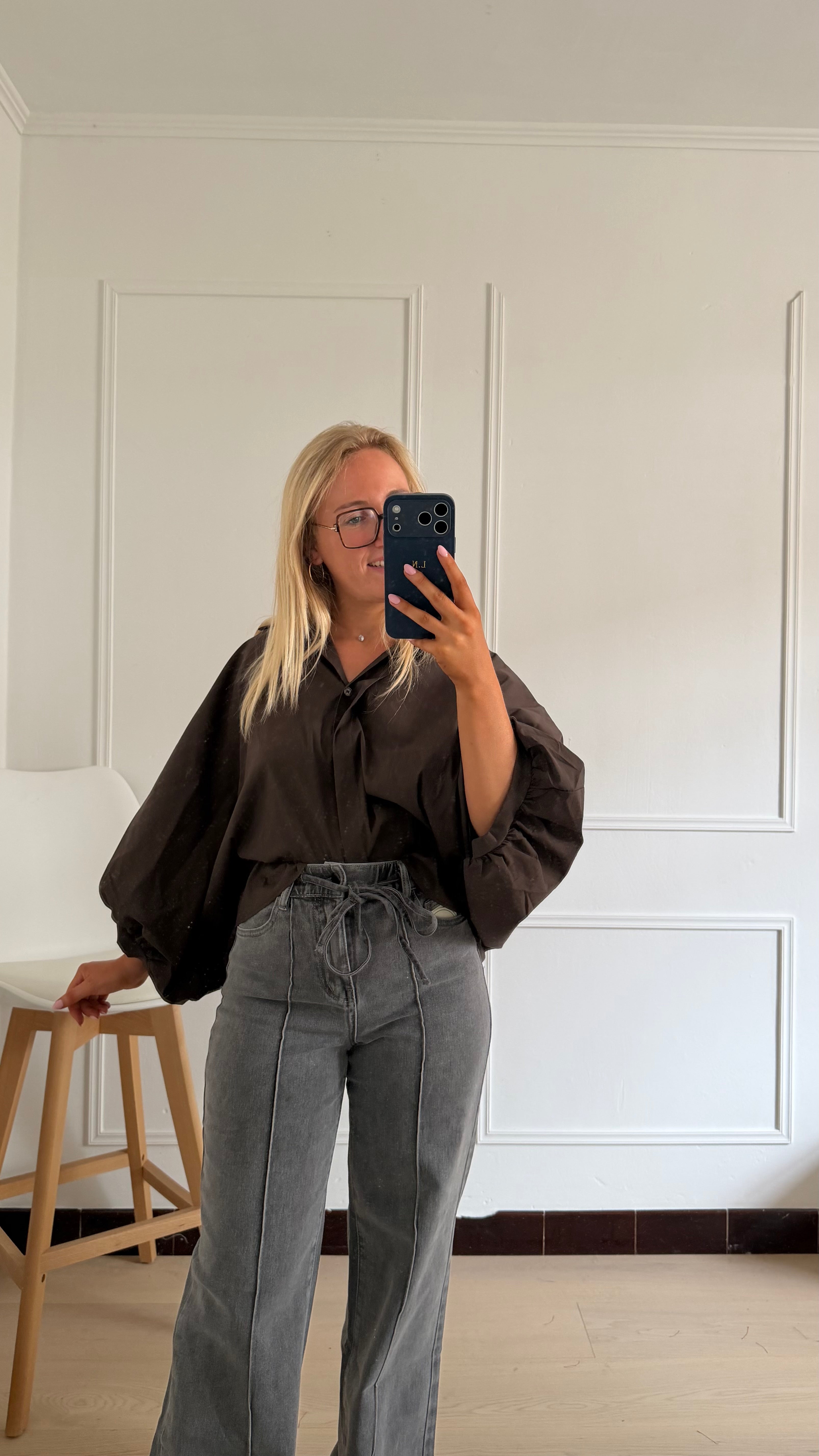 Céleste Brown Blouse