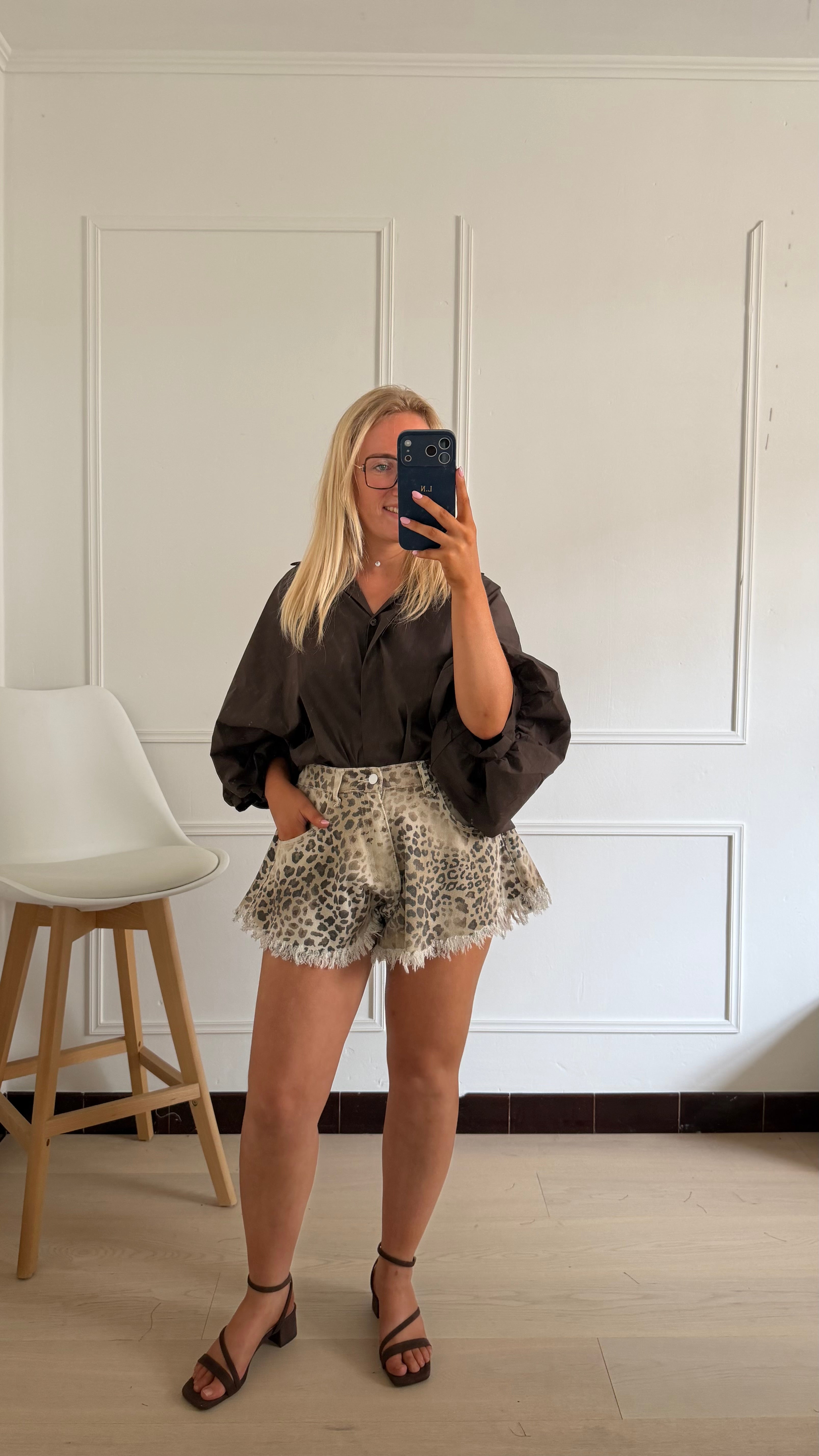 Céleste Brown Blouse