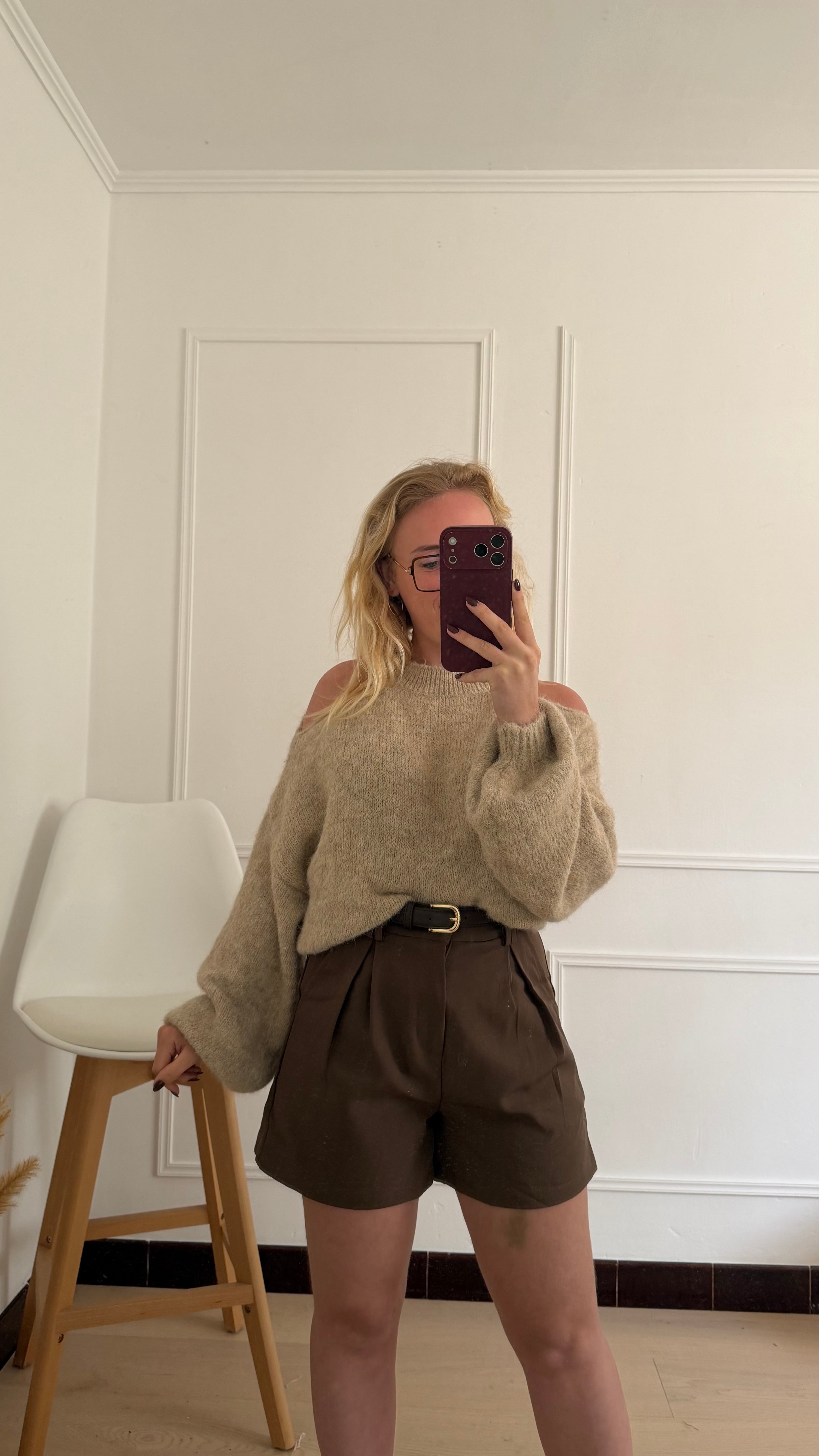 Lumi Short Brown