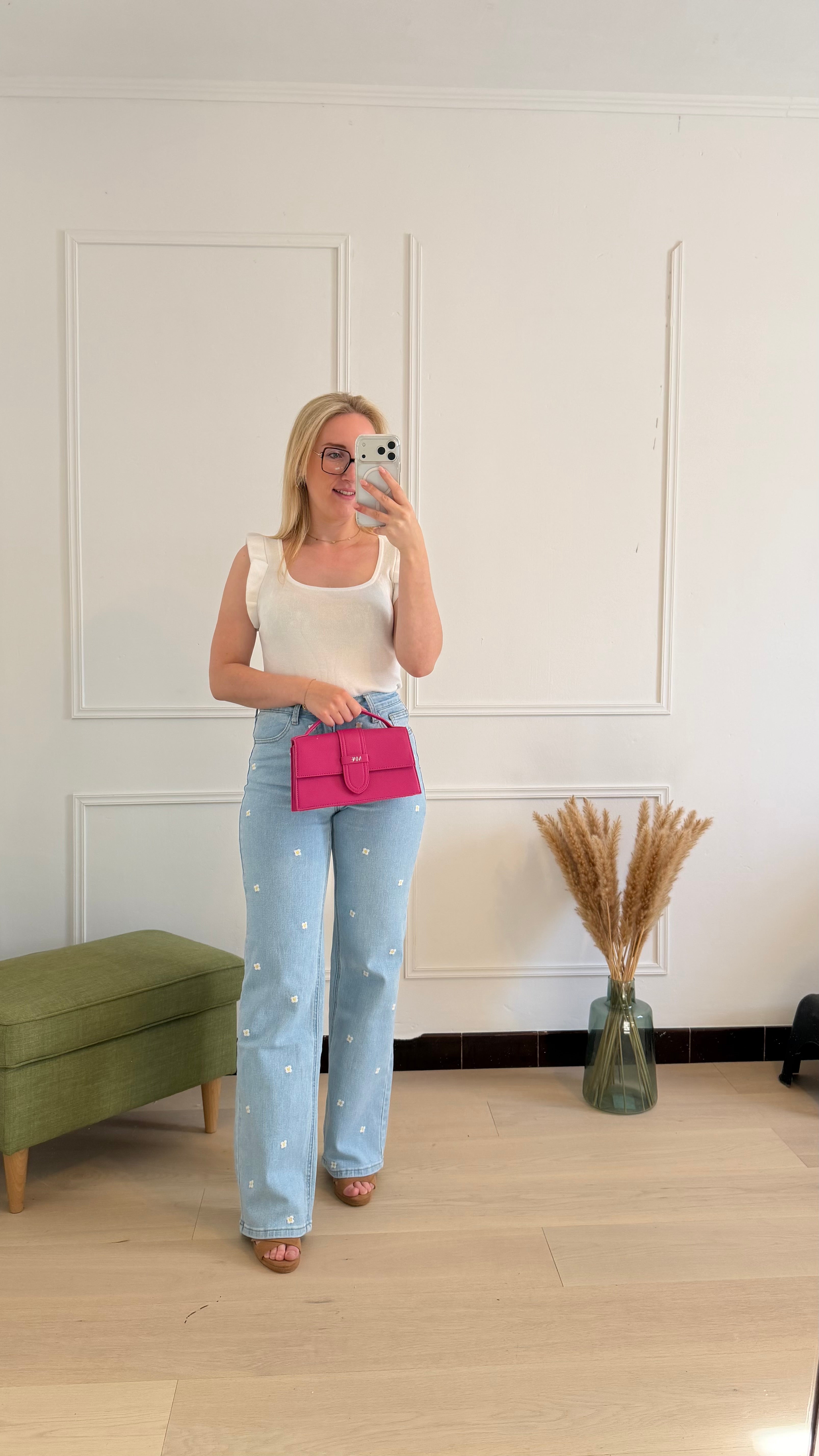 Daisy Flower Jeans