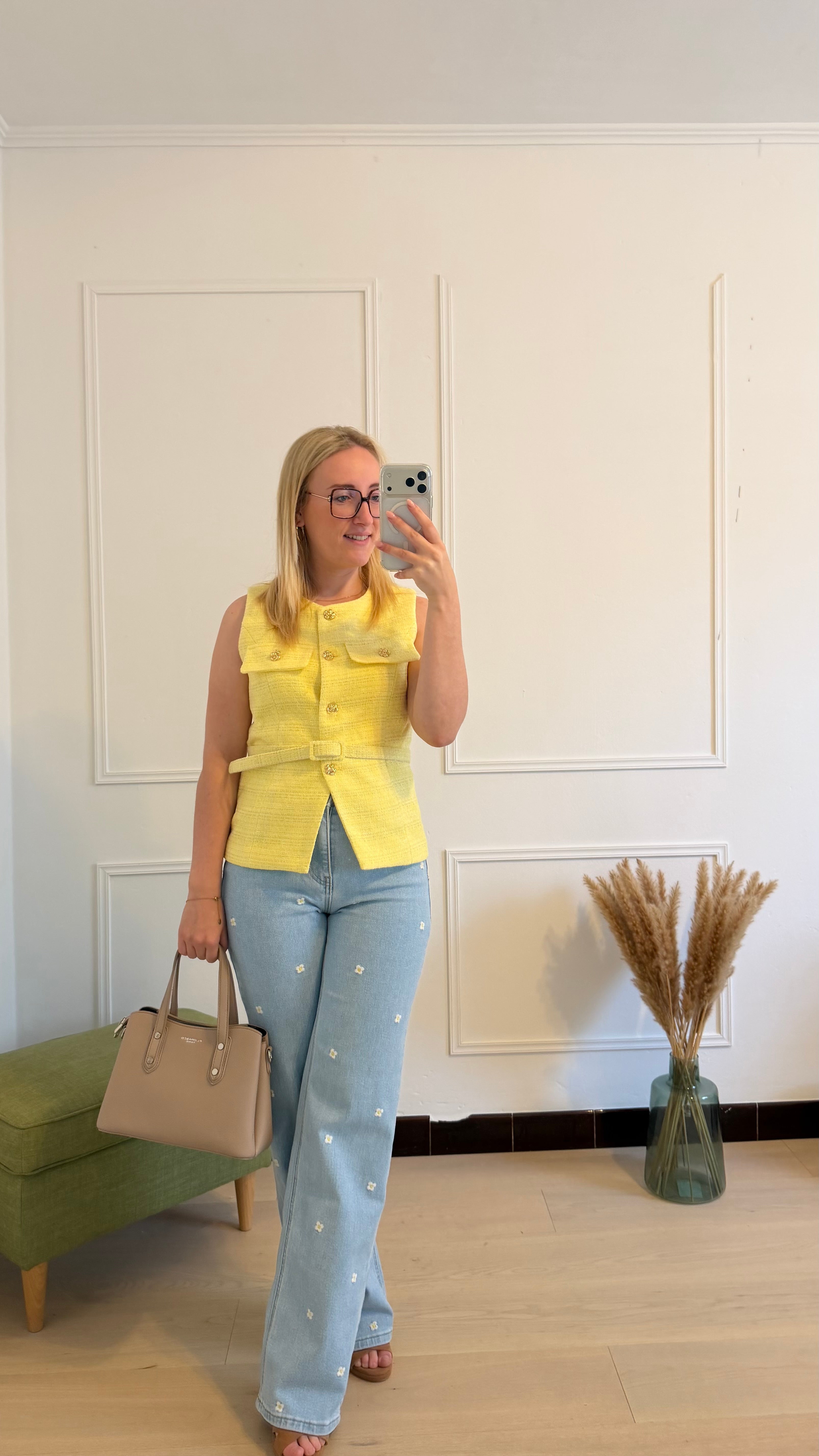 Olivia Gilet Yellow