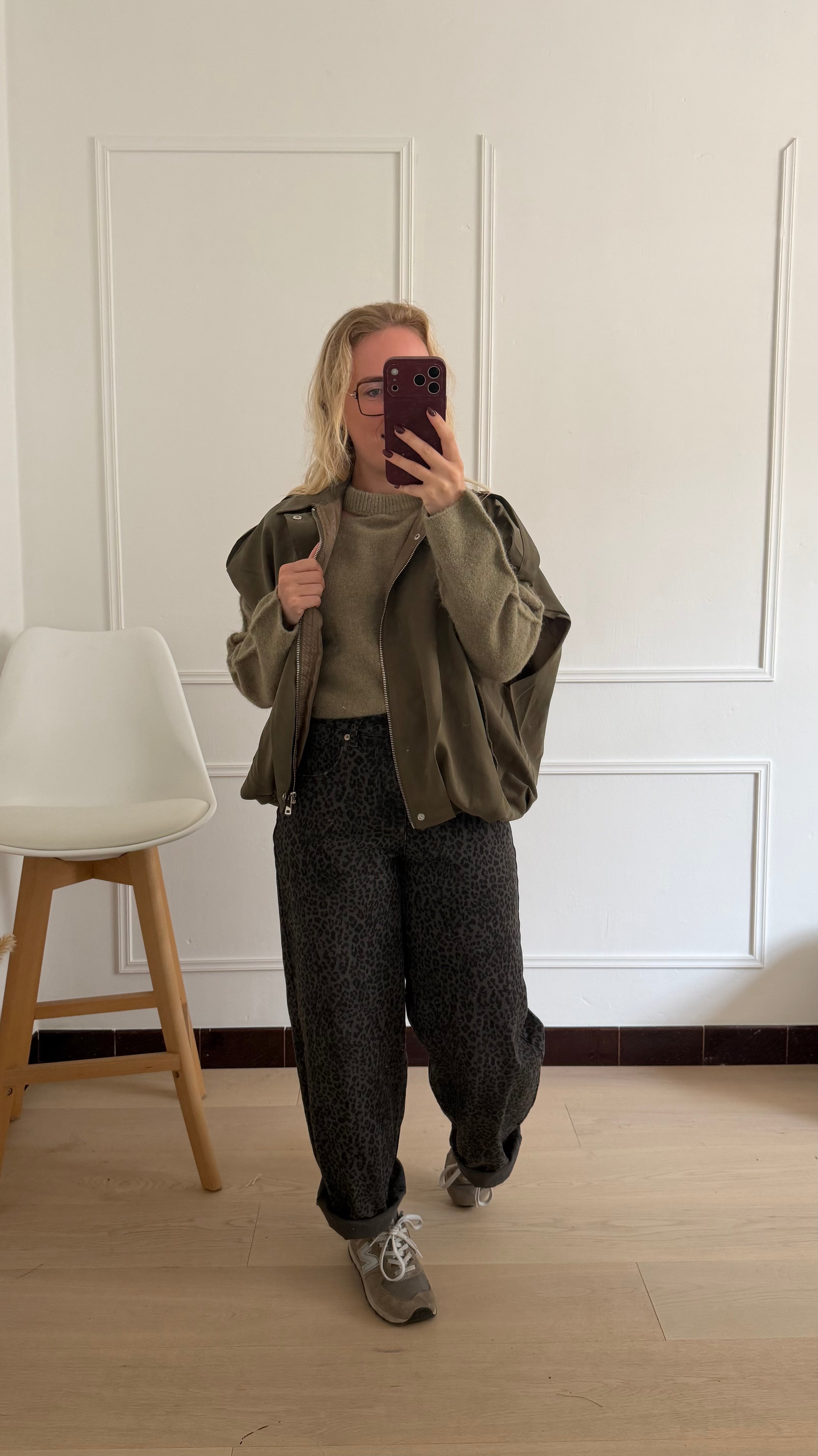 Zaya Gilet Oversized Khaki