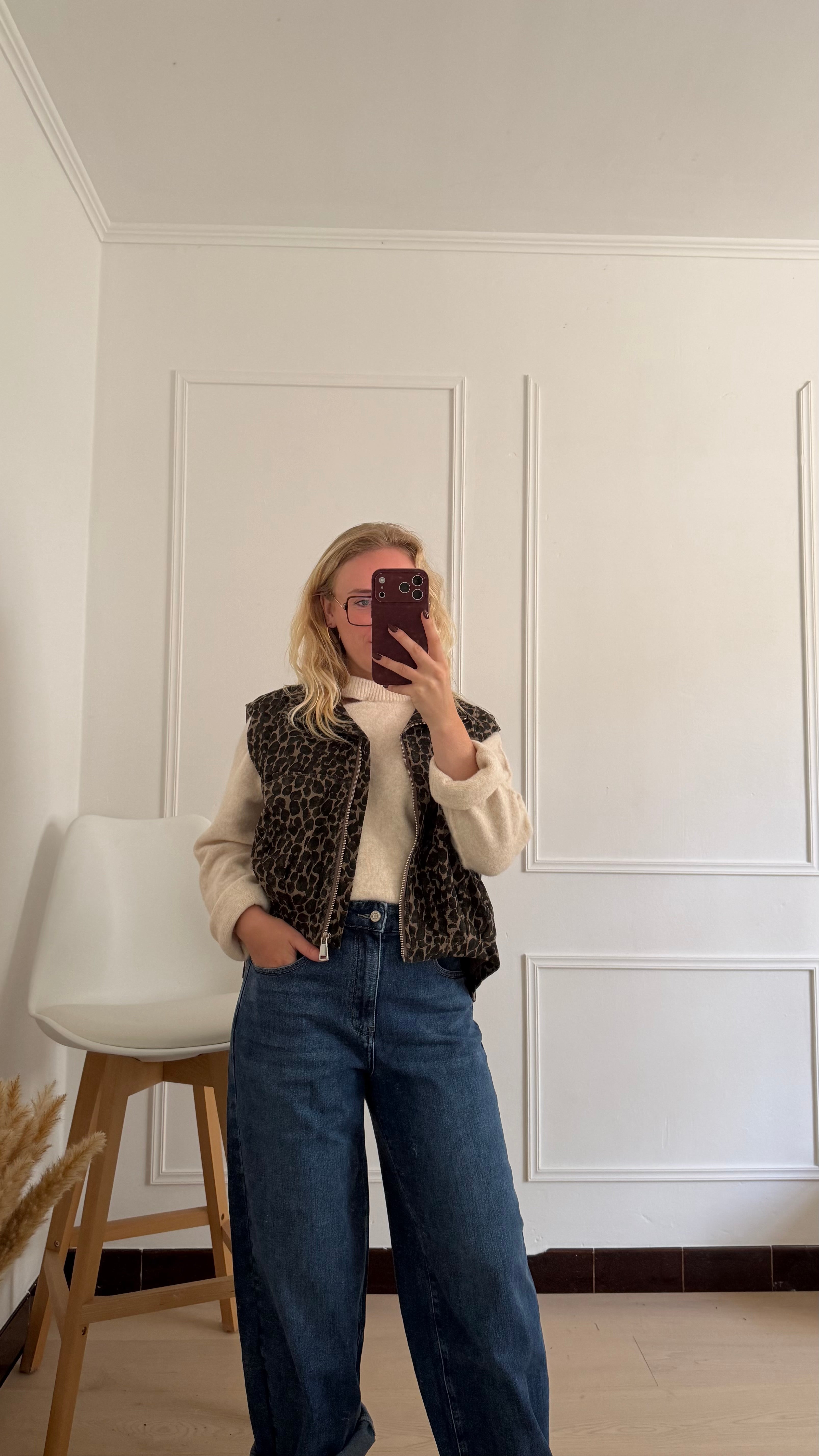 Leopard Gilet