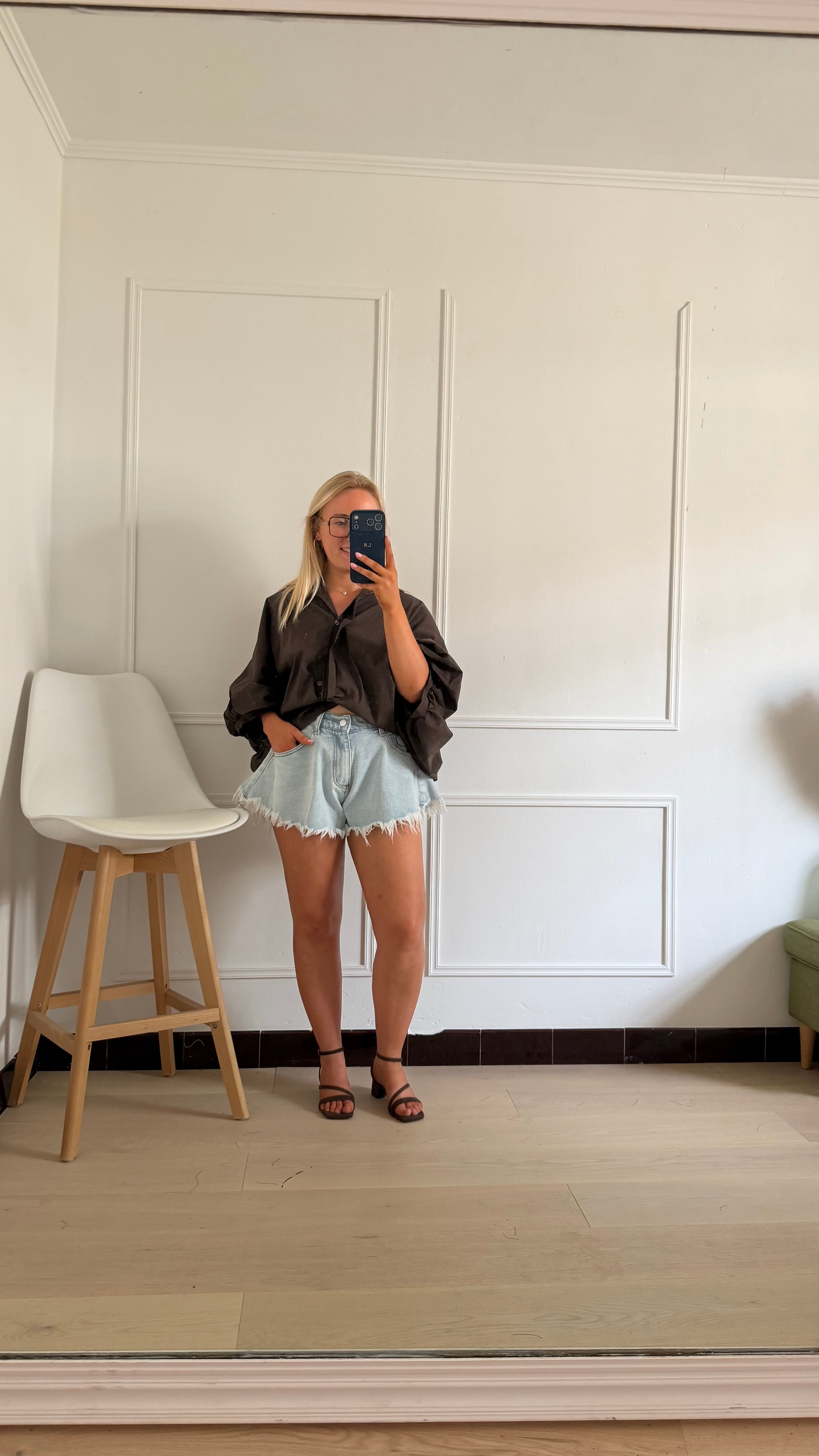 Céleste Brown Blouse
