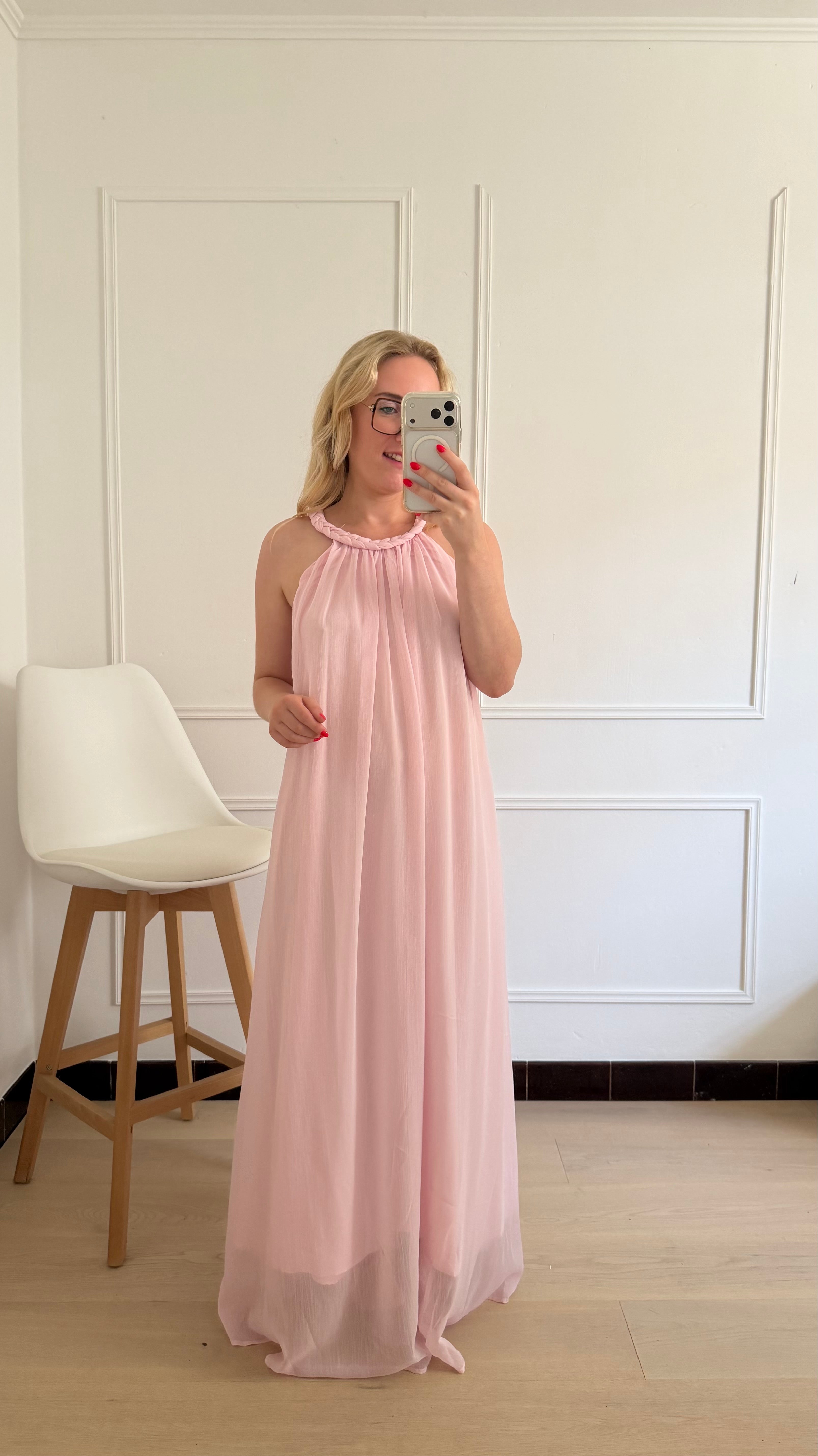 Isabella Dress Rose