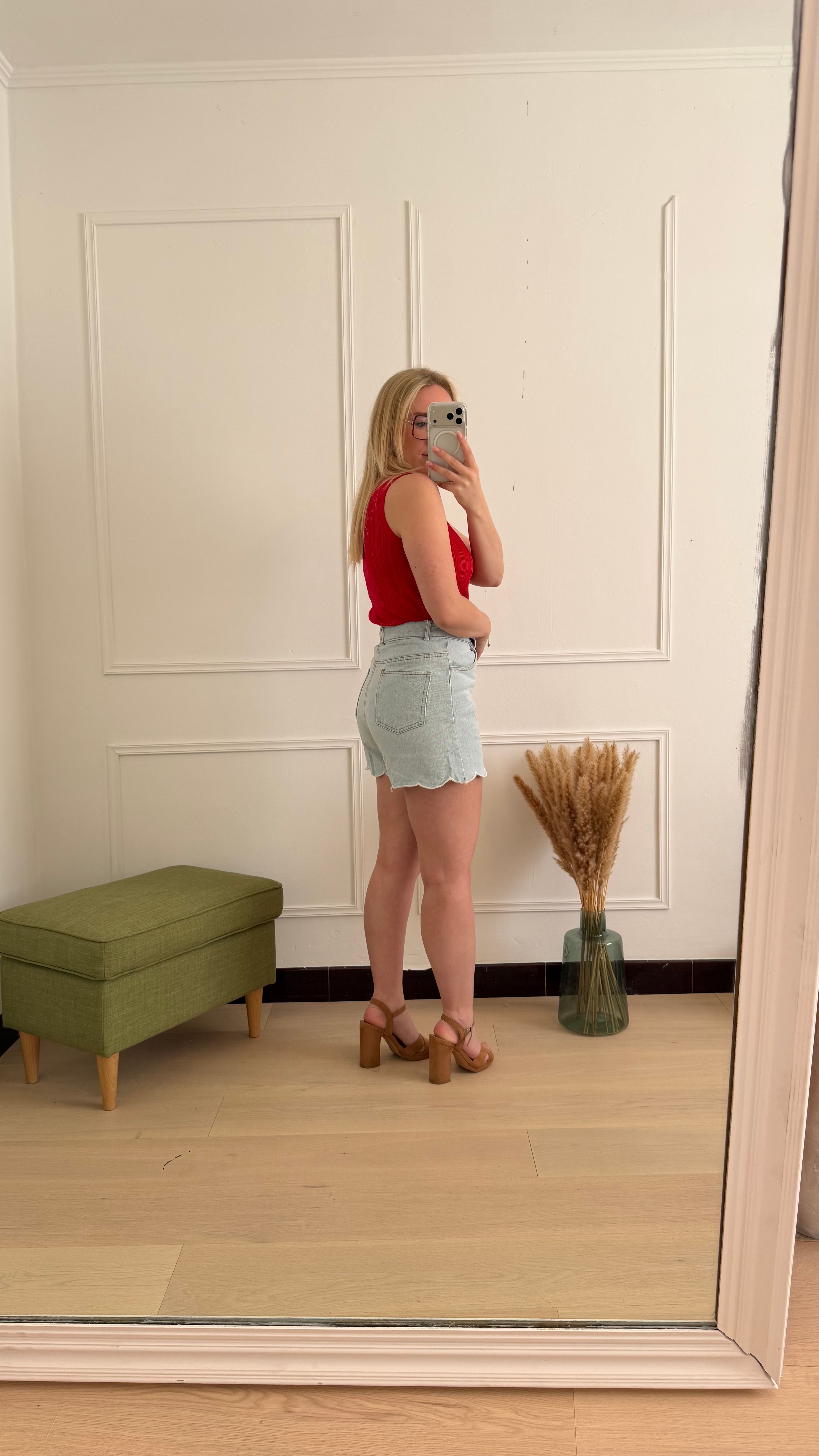 Iris Short Denim Blue
