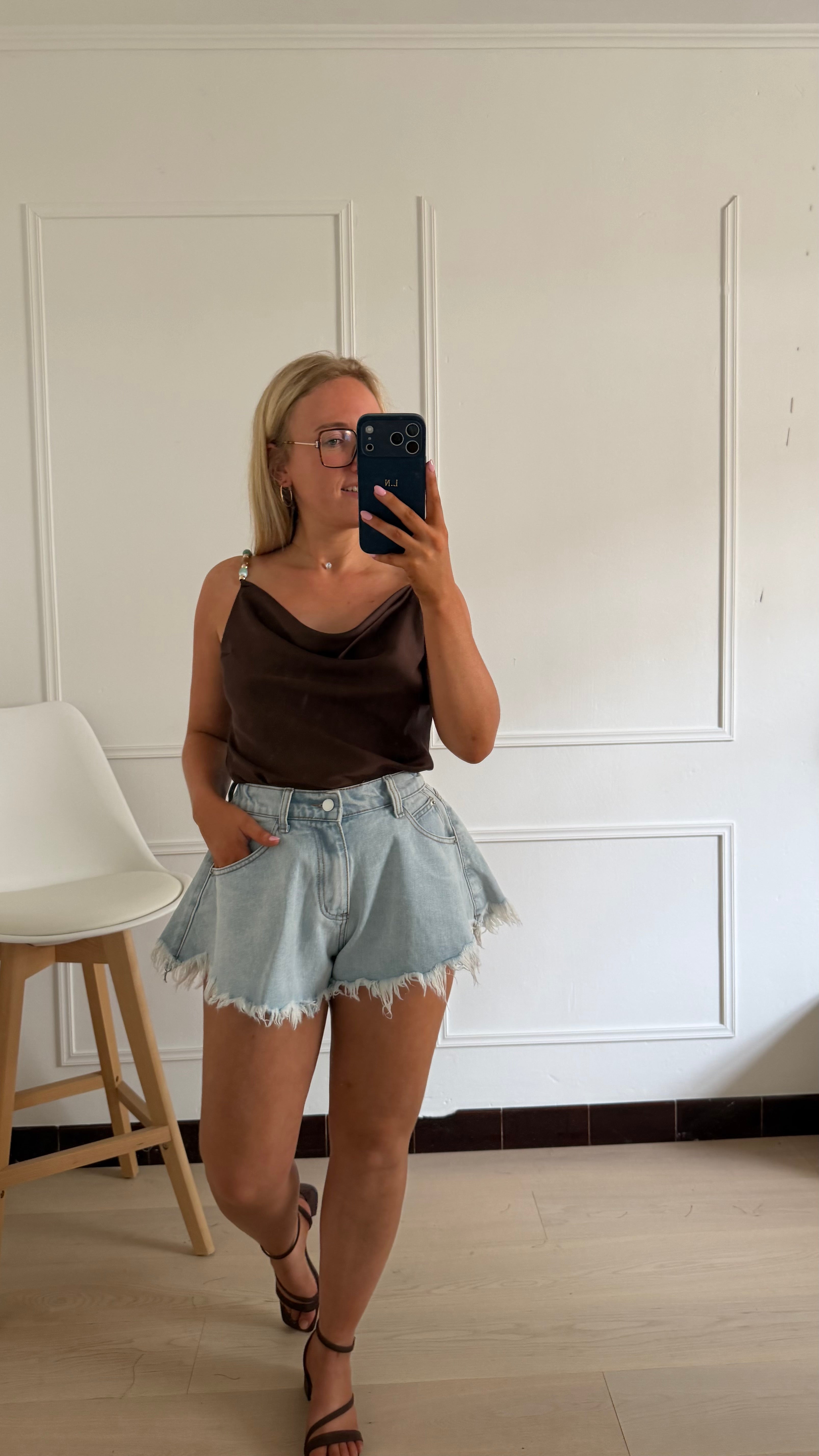 Sienna Blue Denim Short
