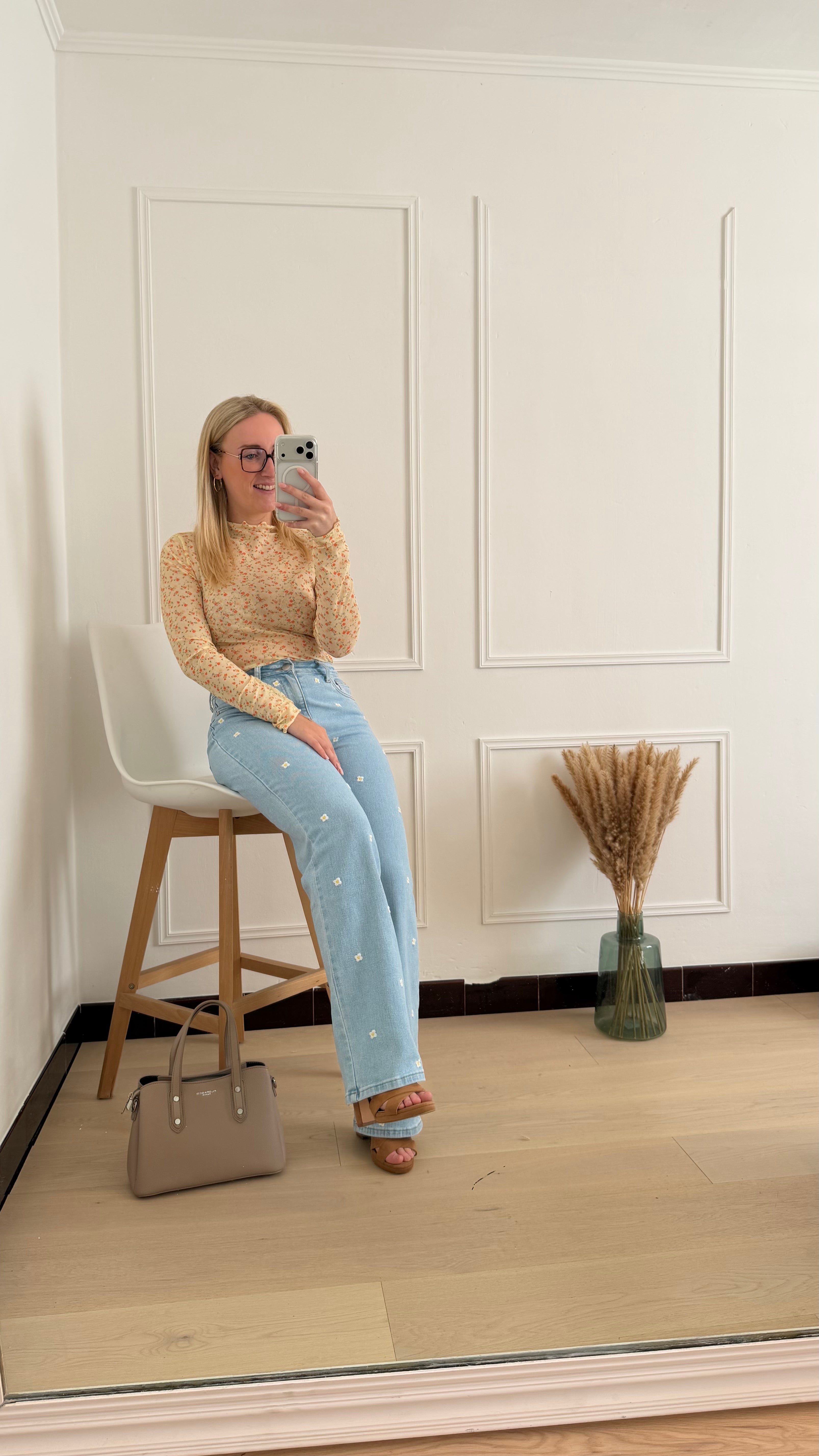 Daisy Flower Jeans