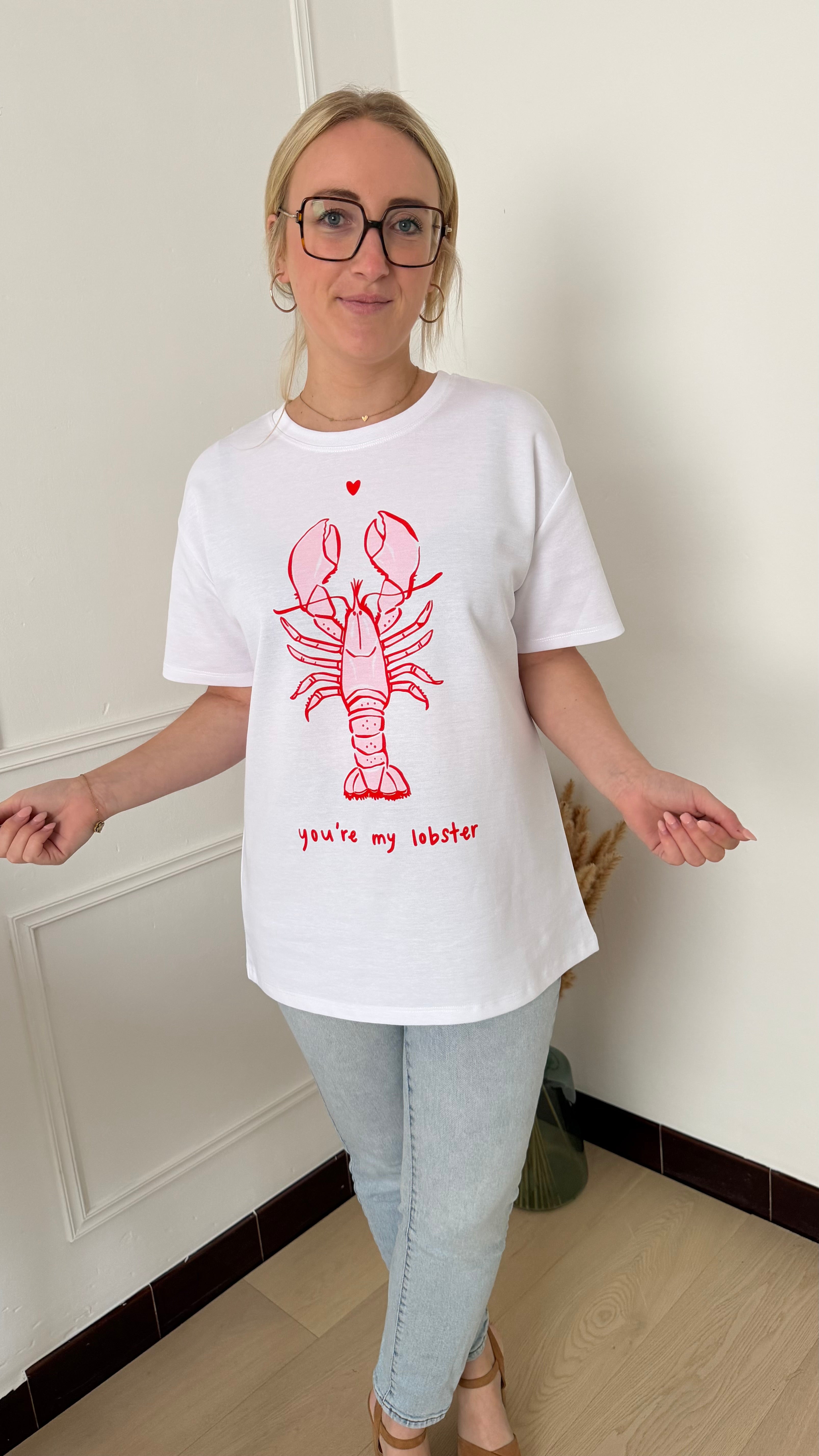 Lobster T-shirt White