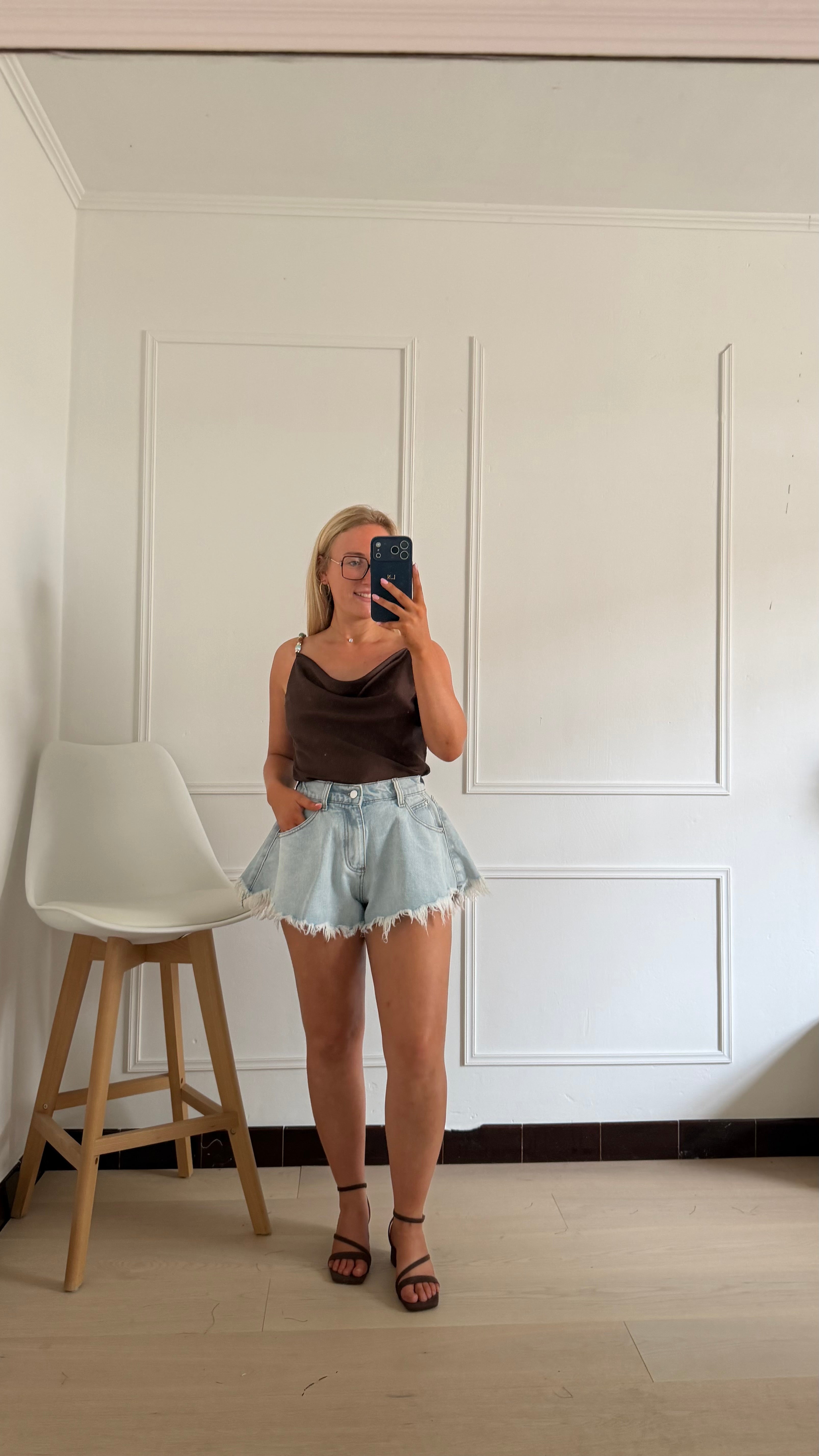 Sienna Blue Denim Short