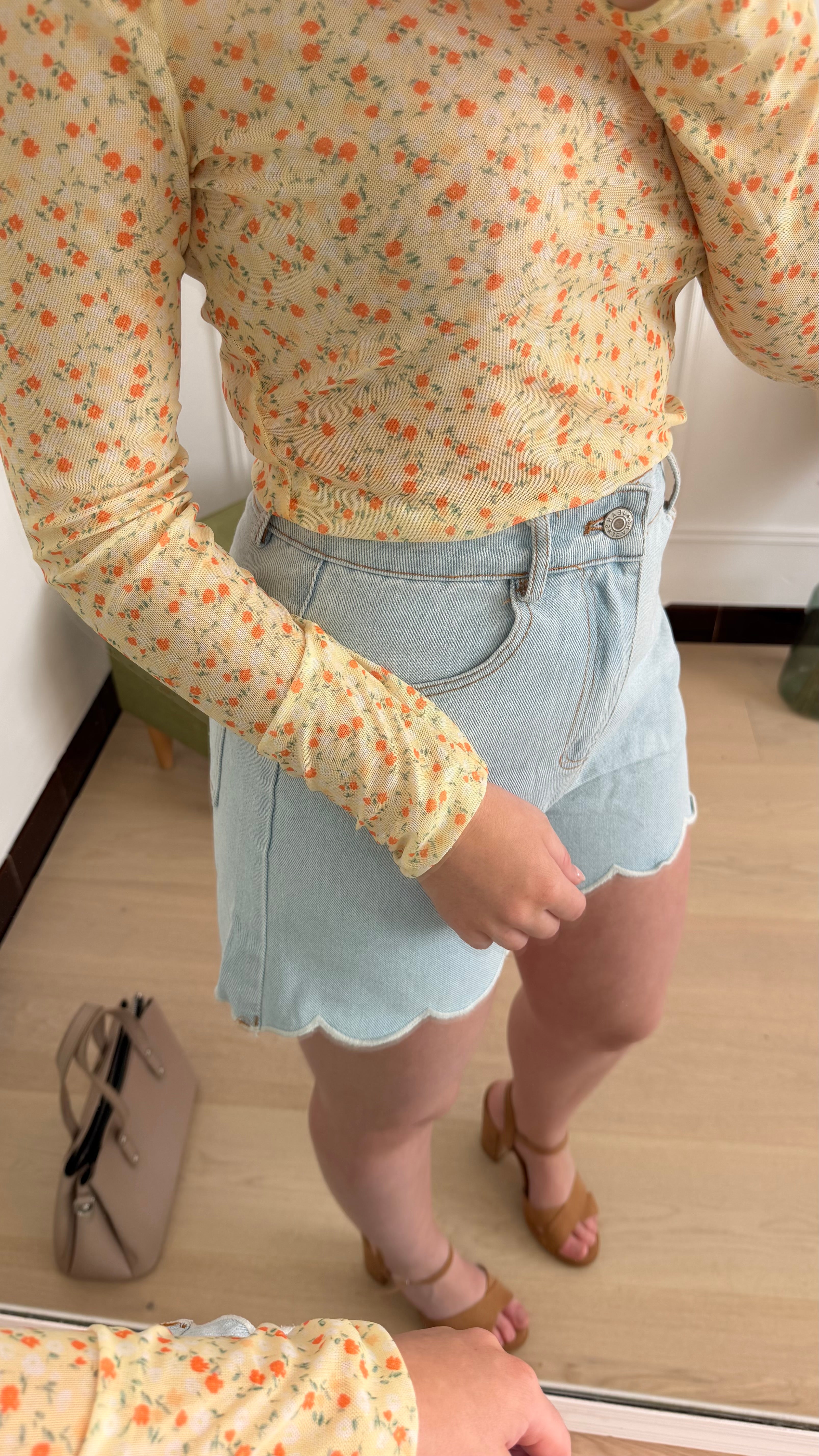 Iris Short Denim Blue