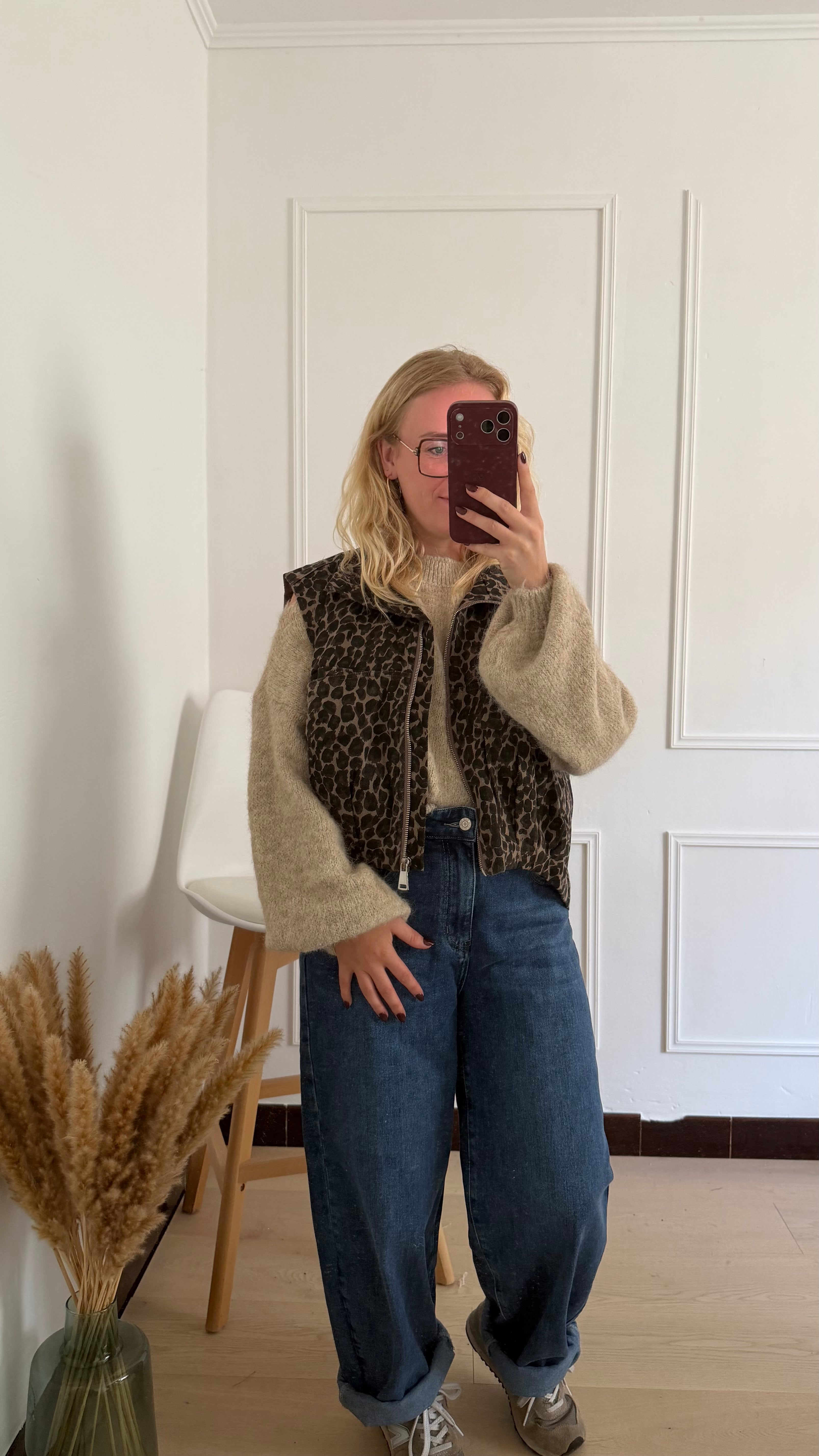 Leopard Gilet