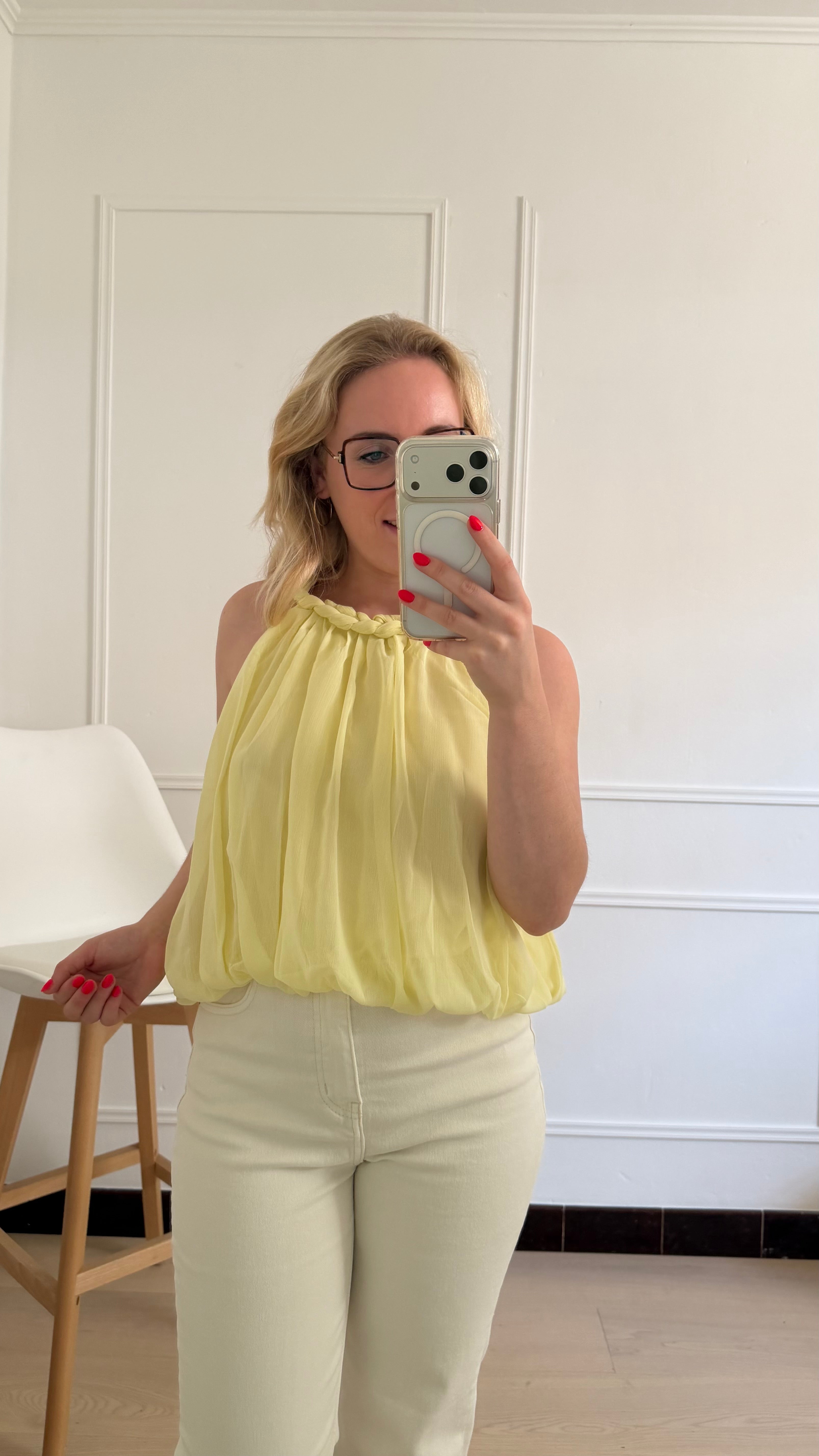 Isabella Top Yellow