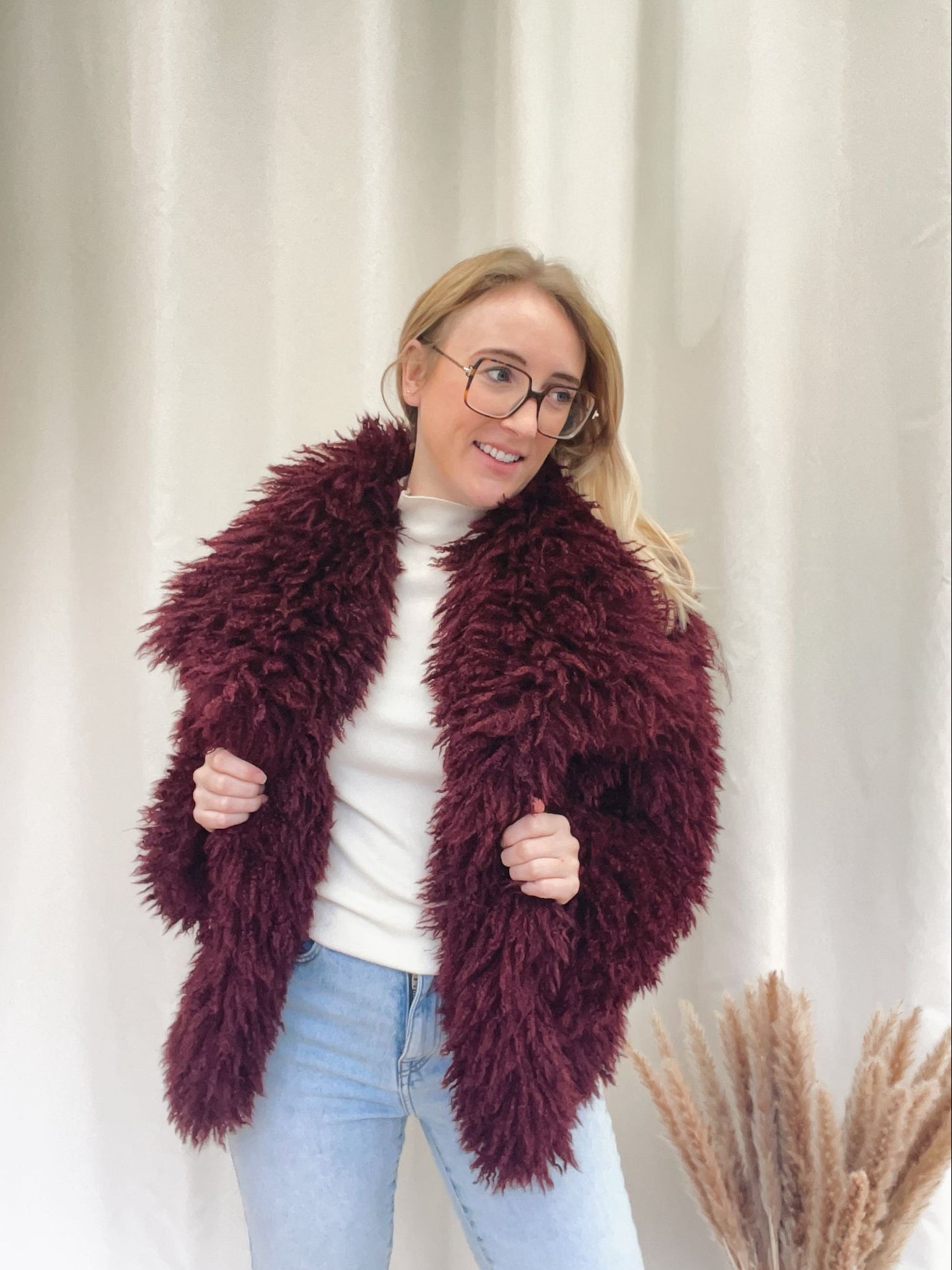 Ellen's Bordeaux Jacket