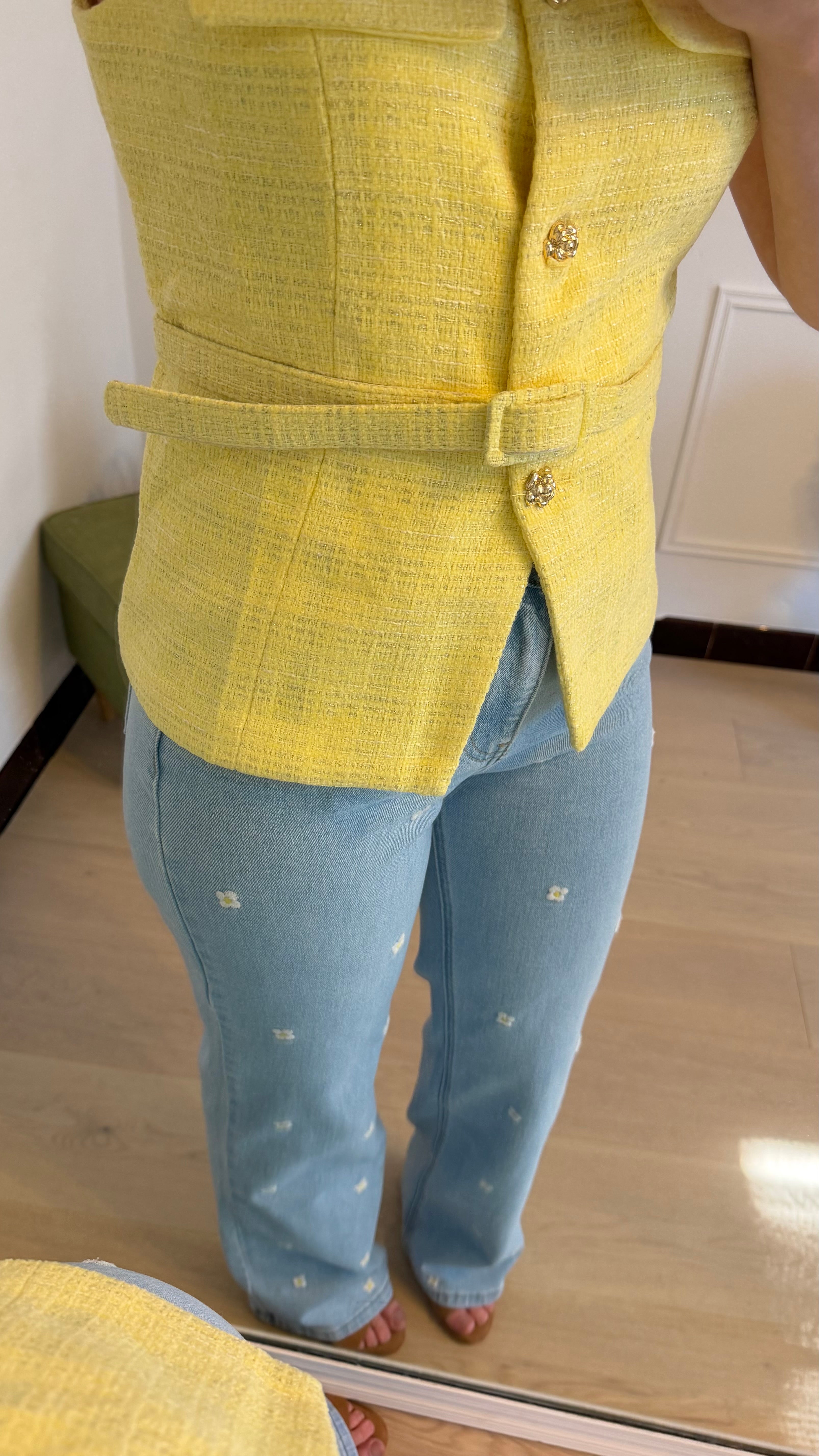 Daisy Flower Jeans