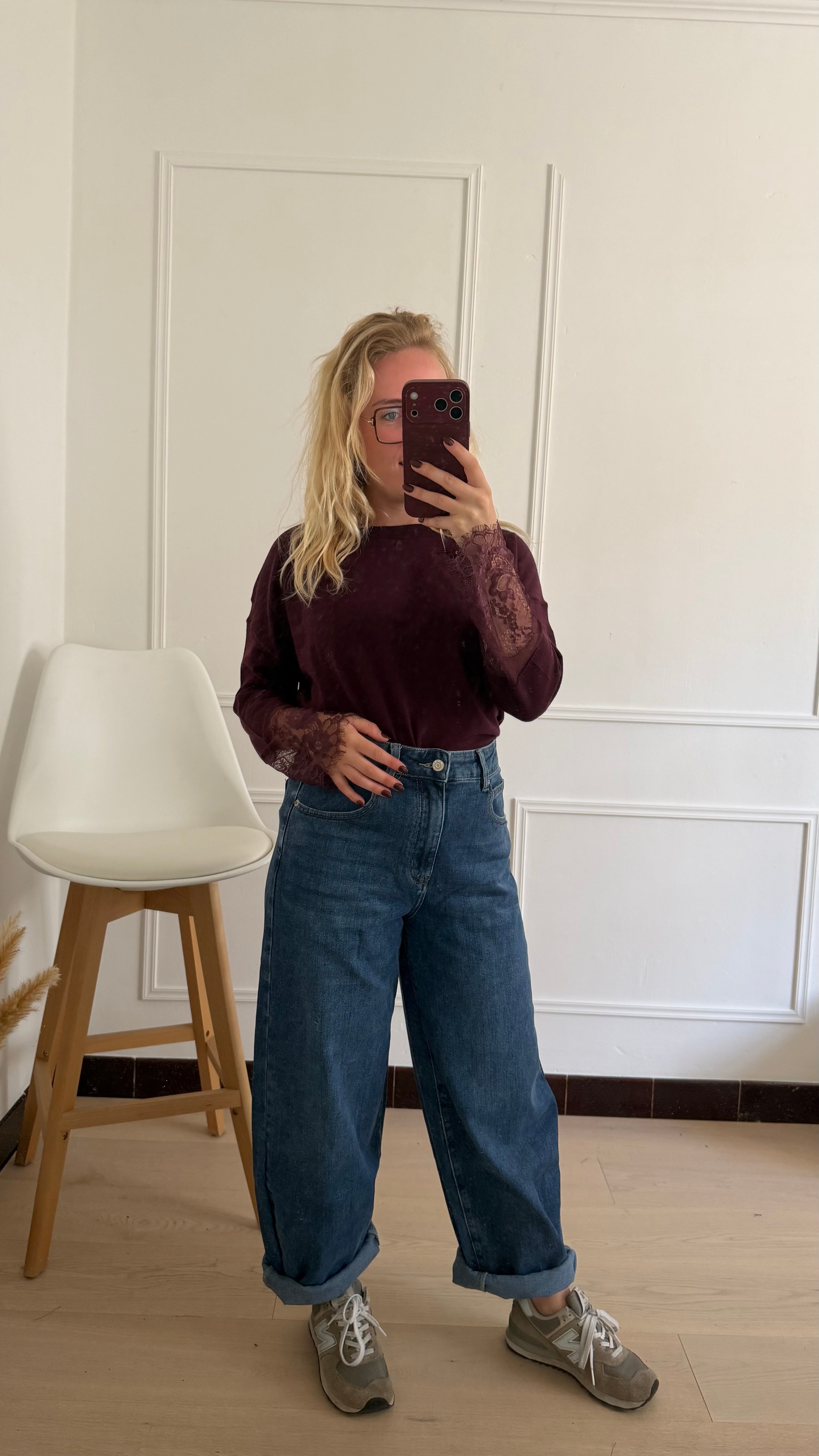 Lulu Longsleeve Bordeau