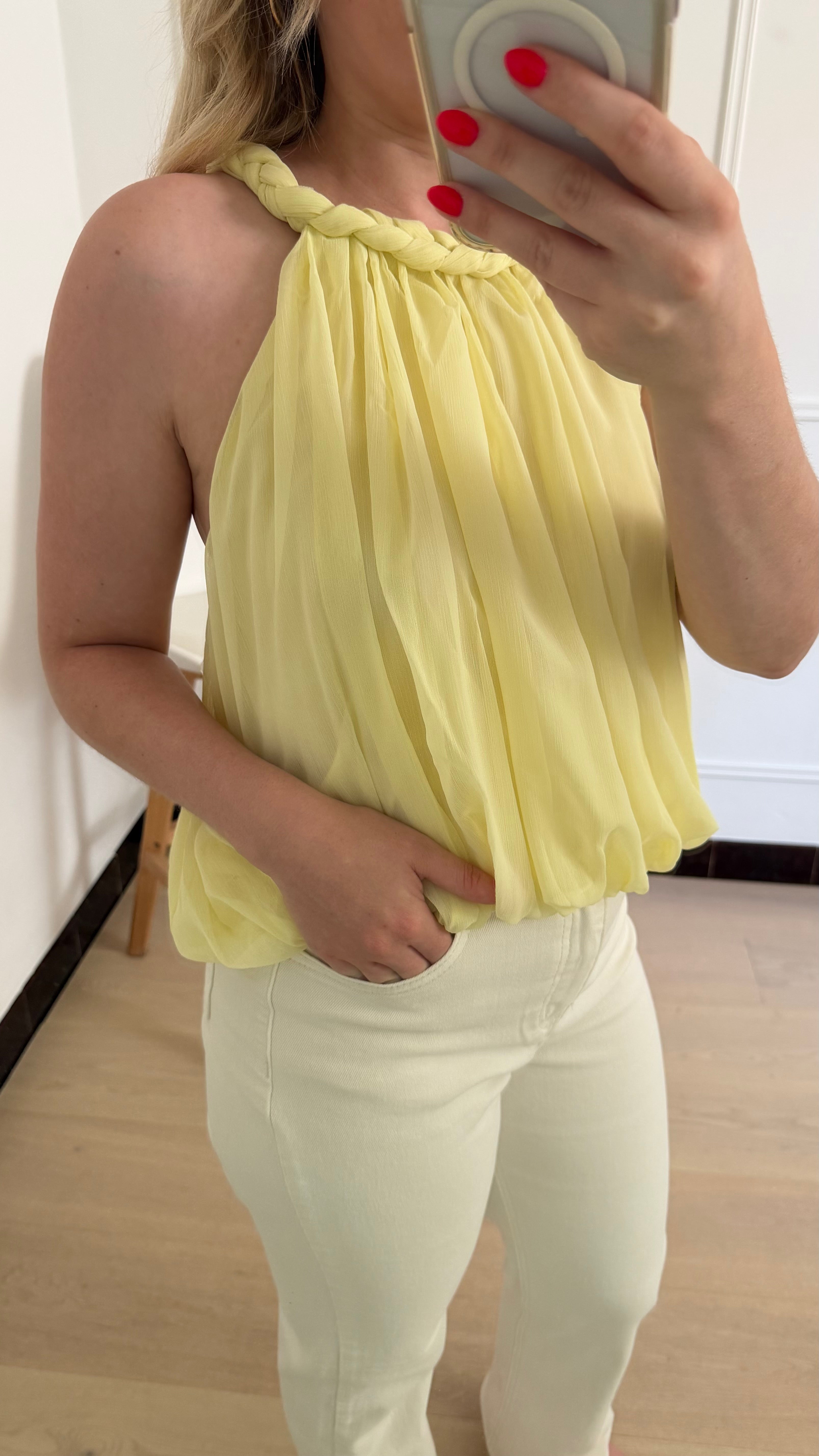 Isabella Top Yellow