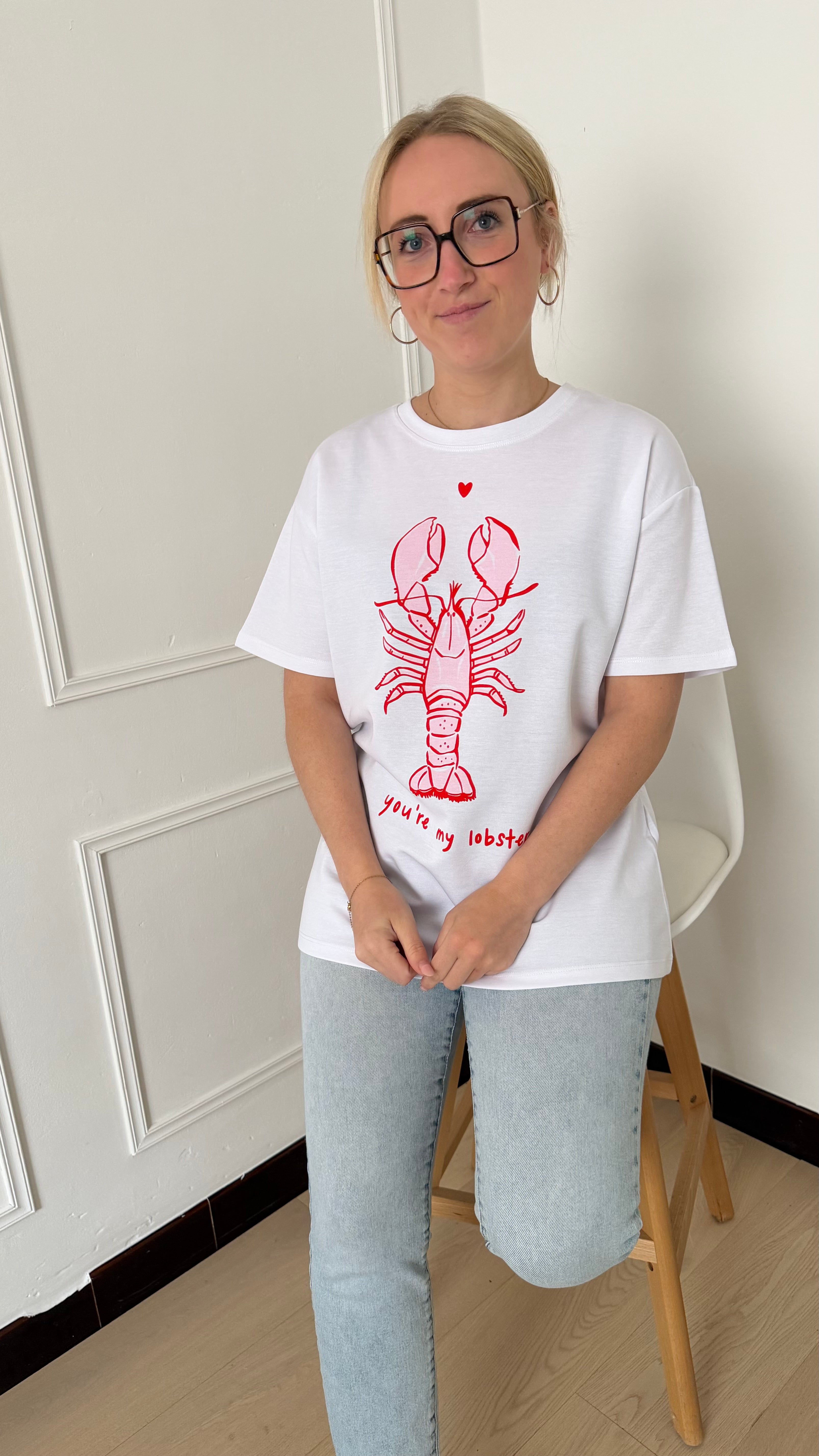 Lobster T-shirt White