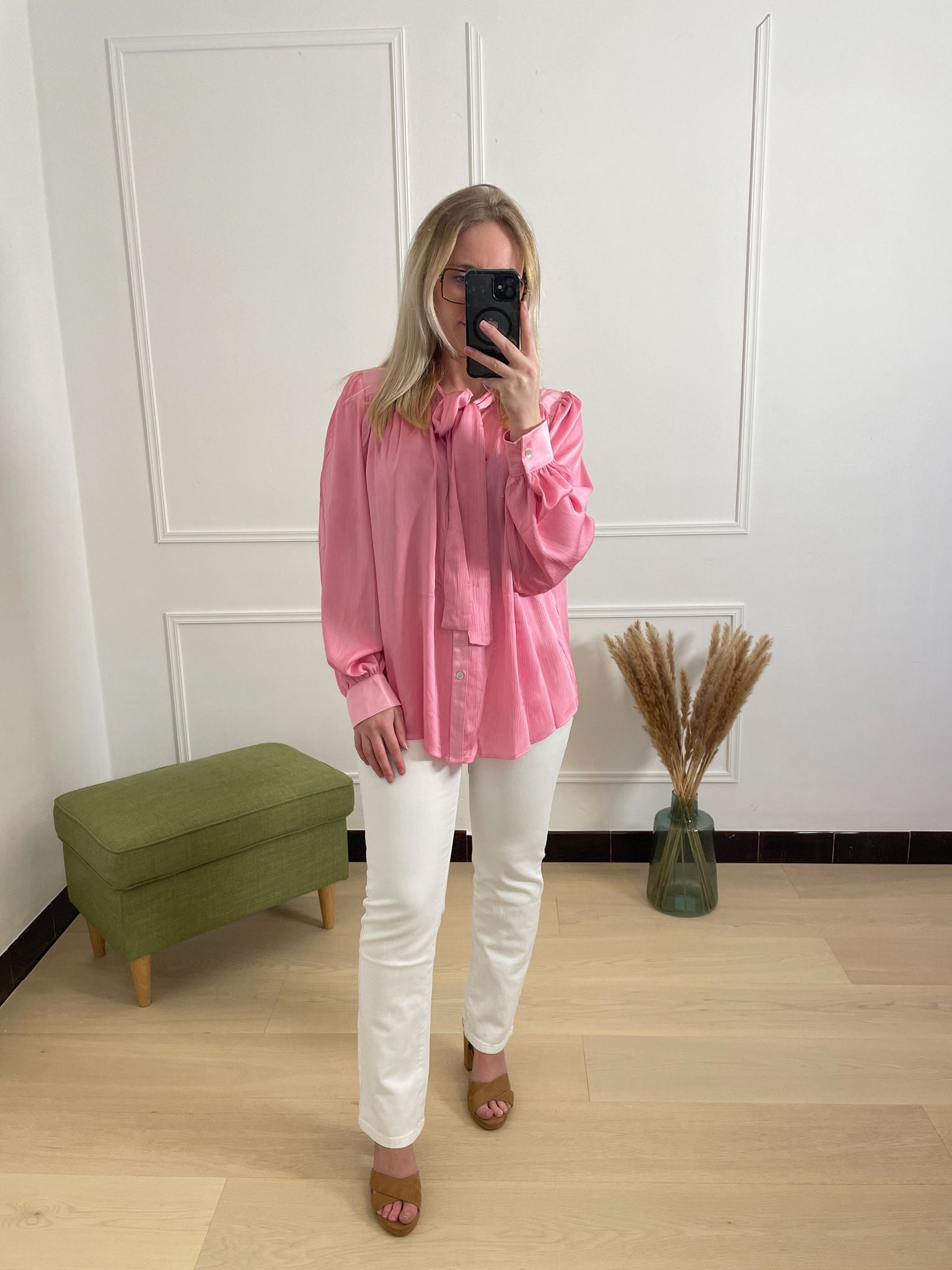 Alba Blouse Pink