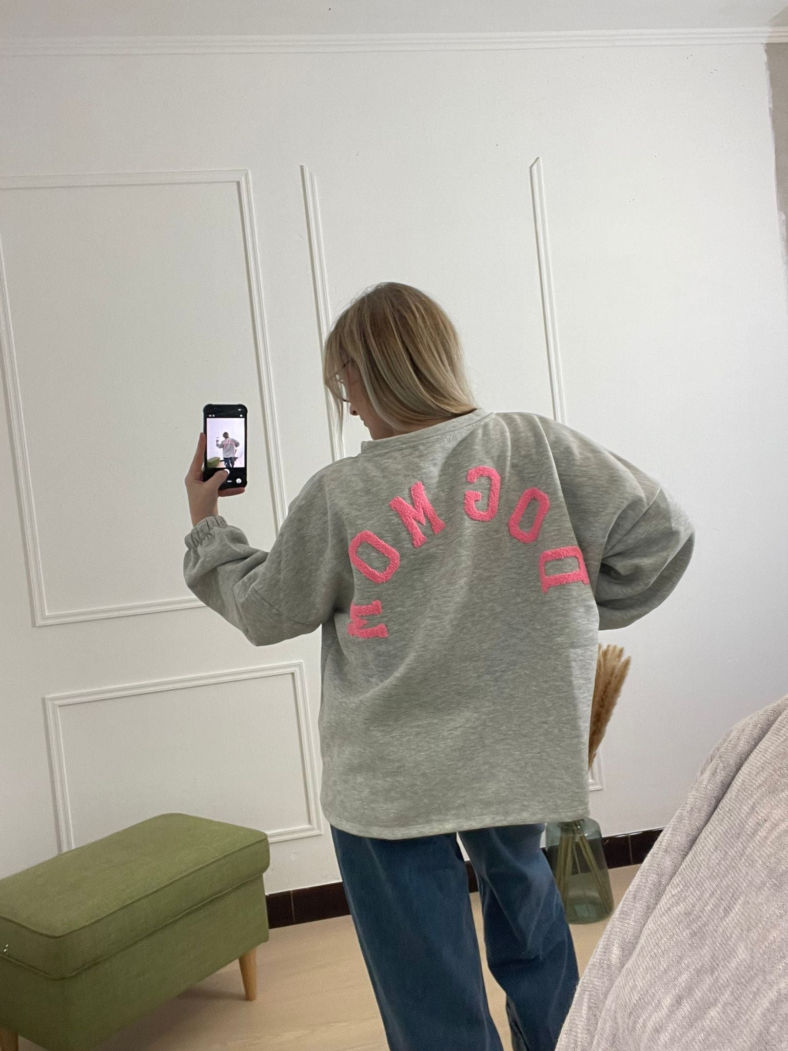 Dogmom Sweater Pink