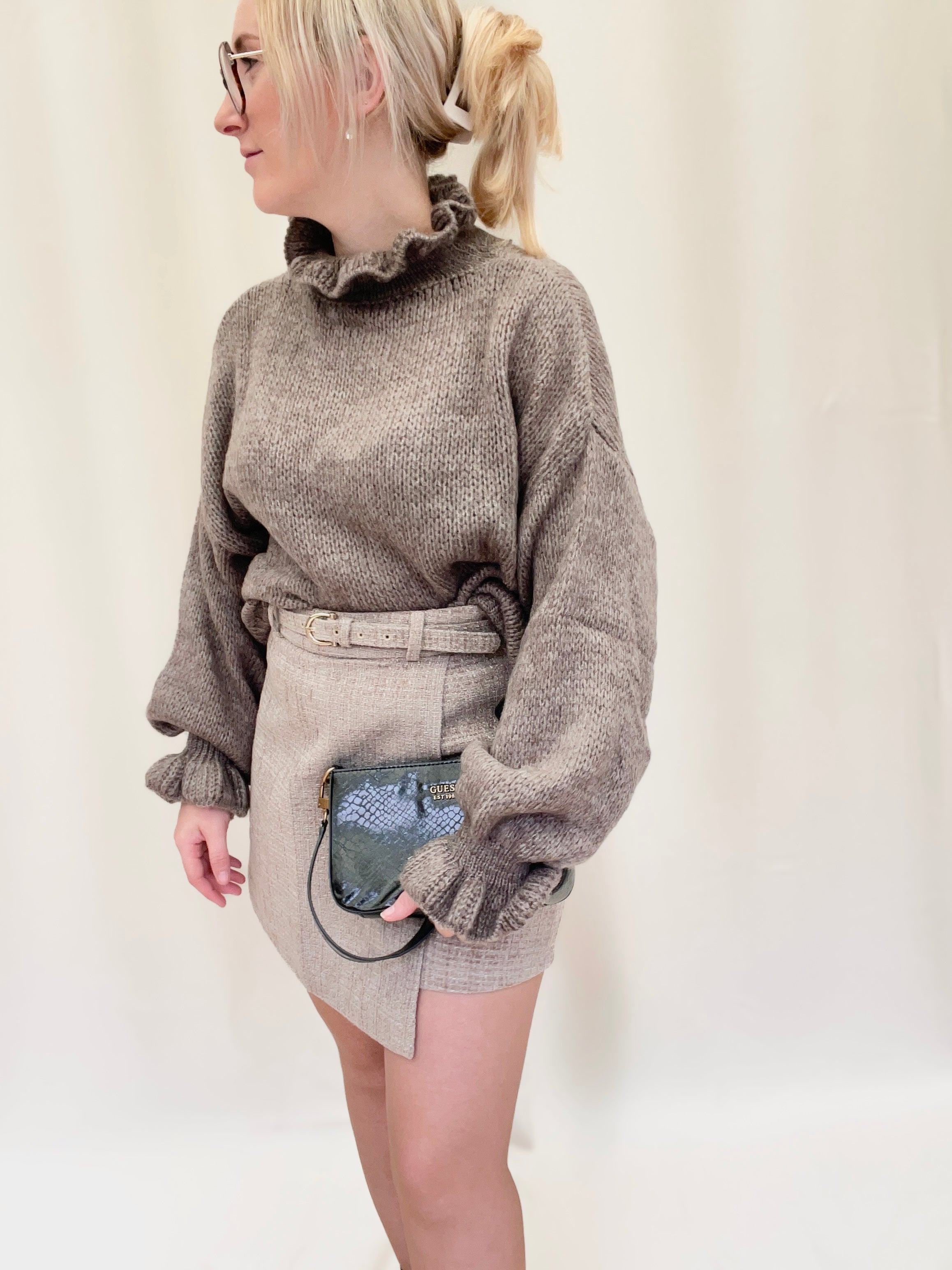 Brown Oversized Sweater