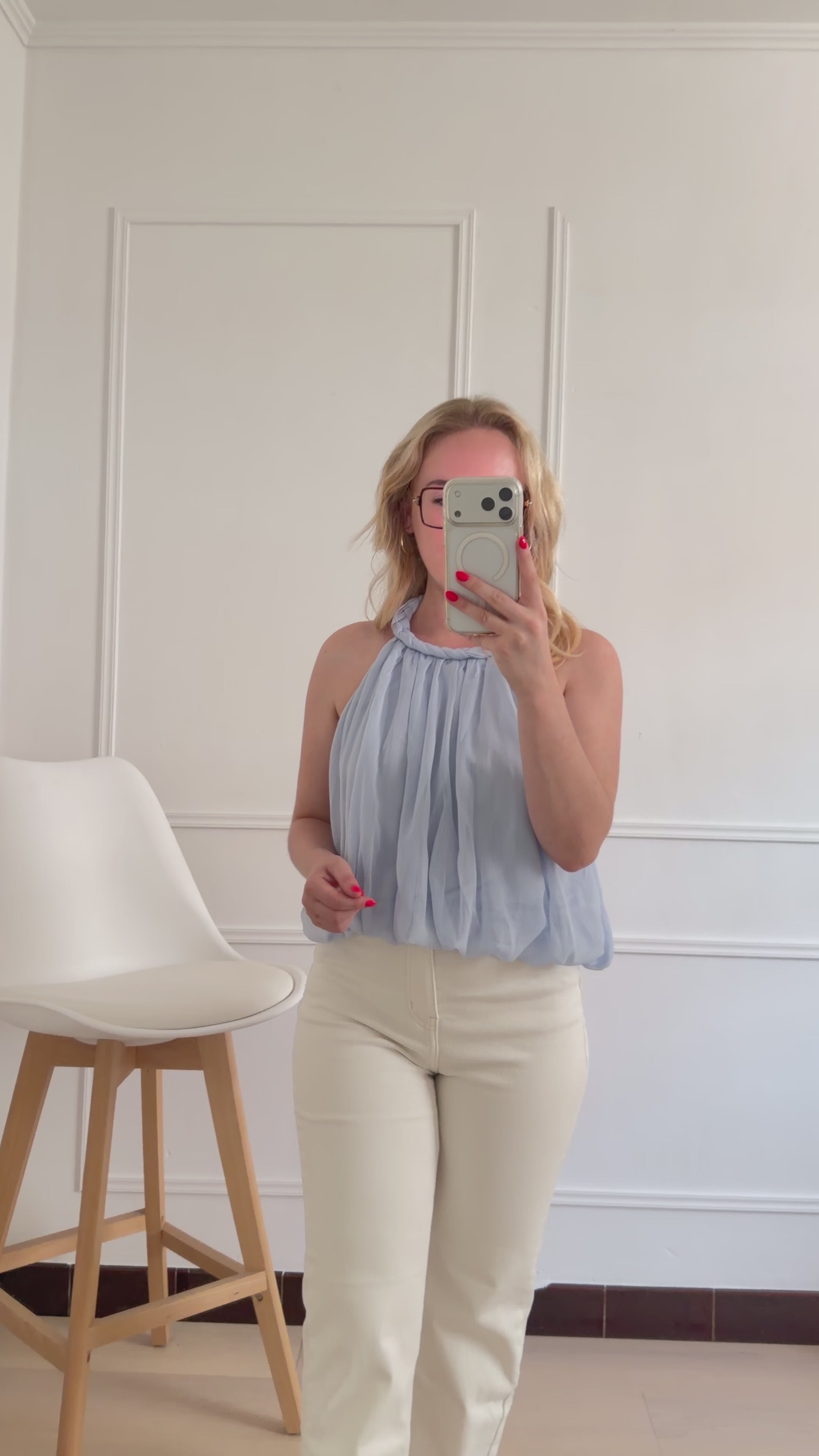 Isabella Top Blue