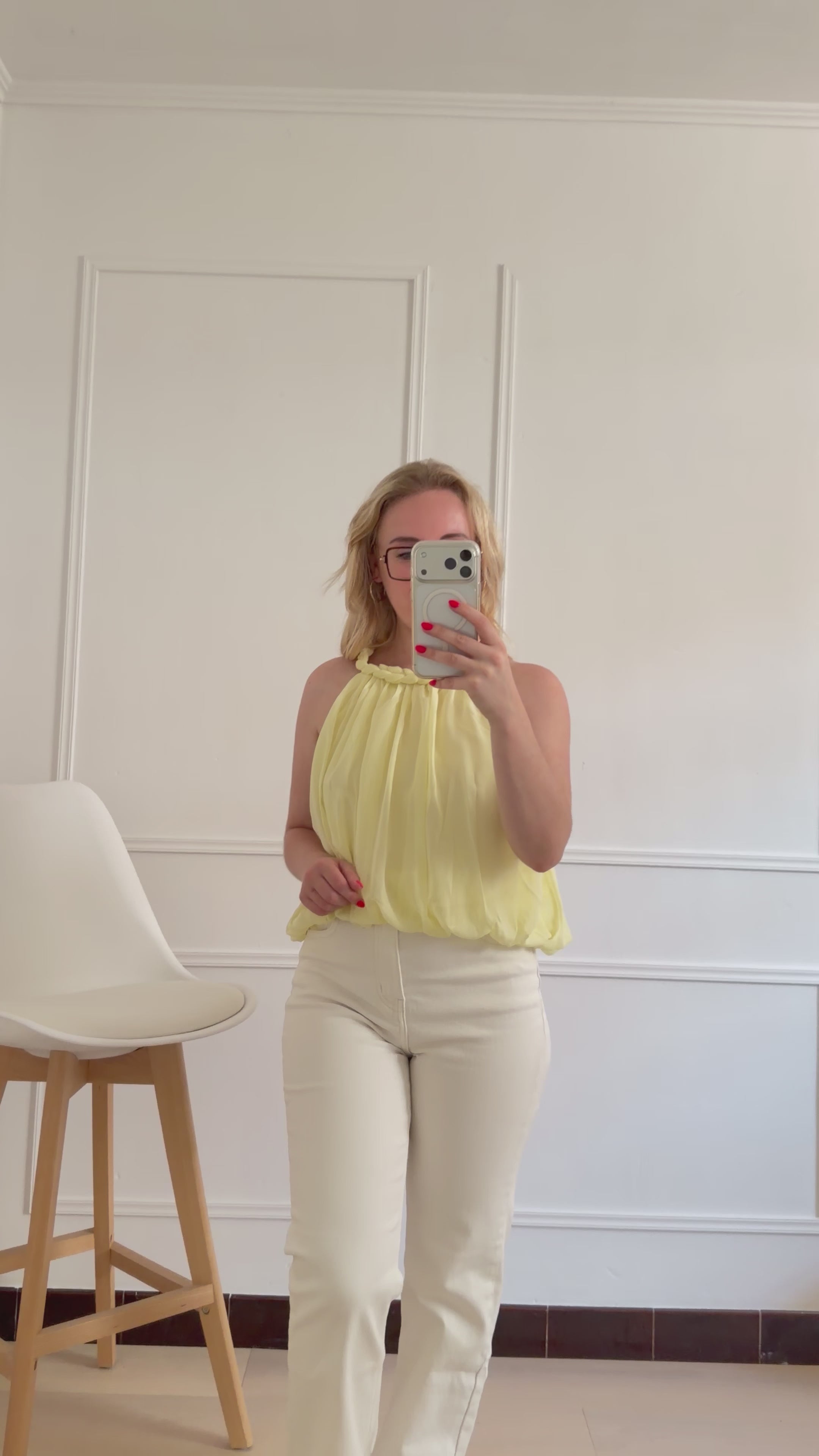 Isabella Top Yellow